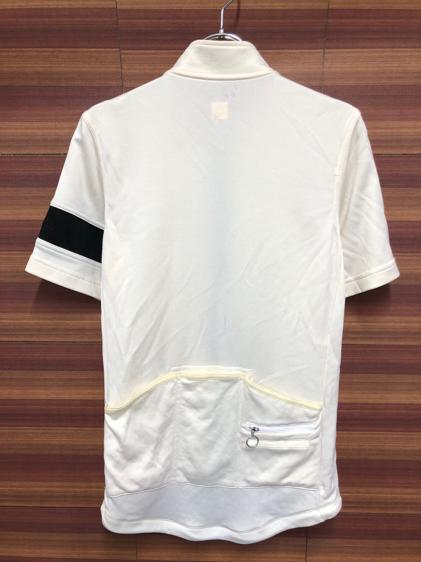 IR108 ラファ Rapha CLASSIC JERSEY 半袖 クリーム Ｍ ※裏面ほつれ有