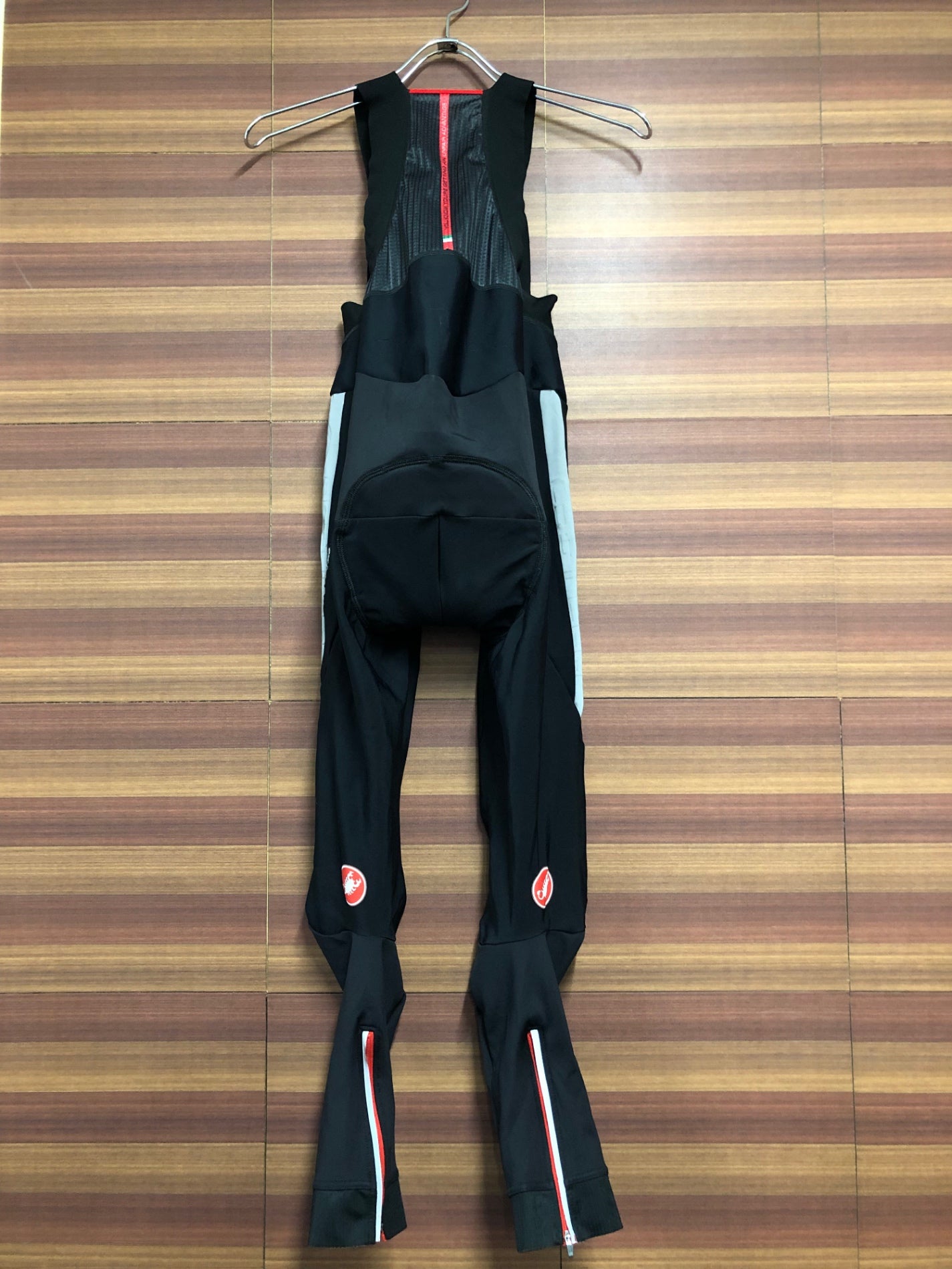 HX501 カステリ Castelli ロッソコルサ Rossocorsa 裏起毛 ビブタイツ 裏起毛 黒 M