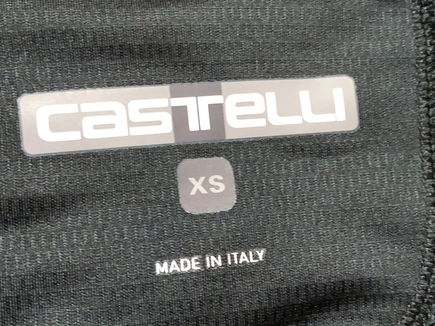 IQ830 カステリ CASTELLI 長袖 サイクルジャージ 黒 XS