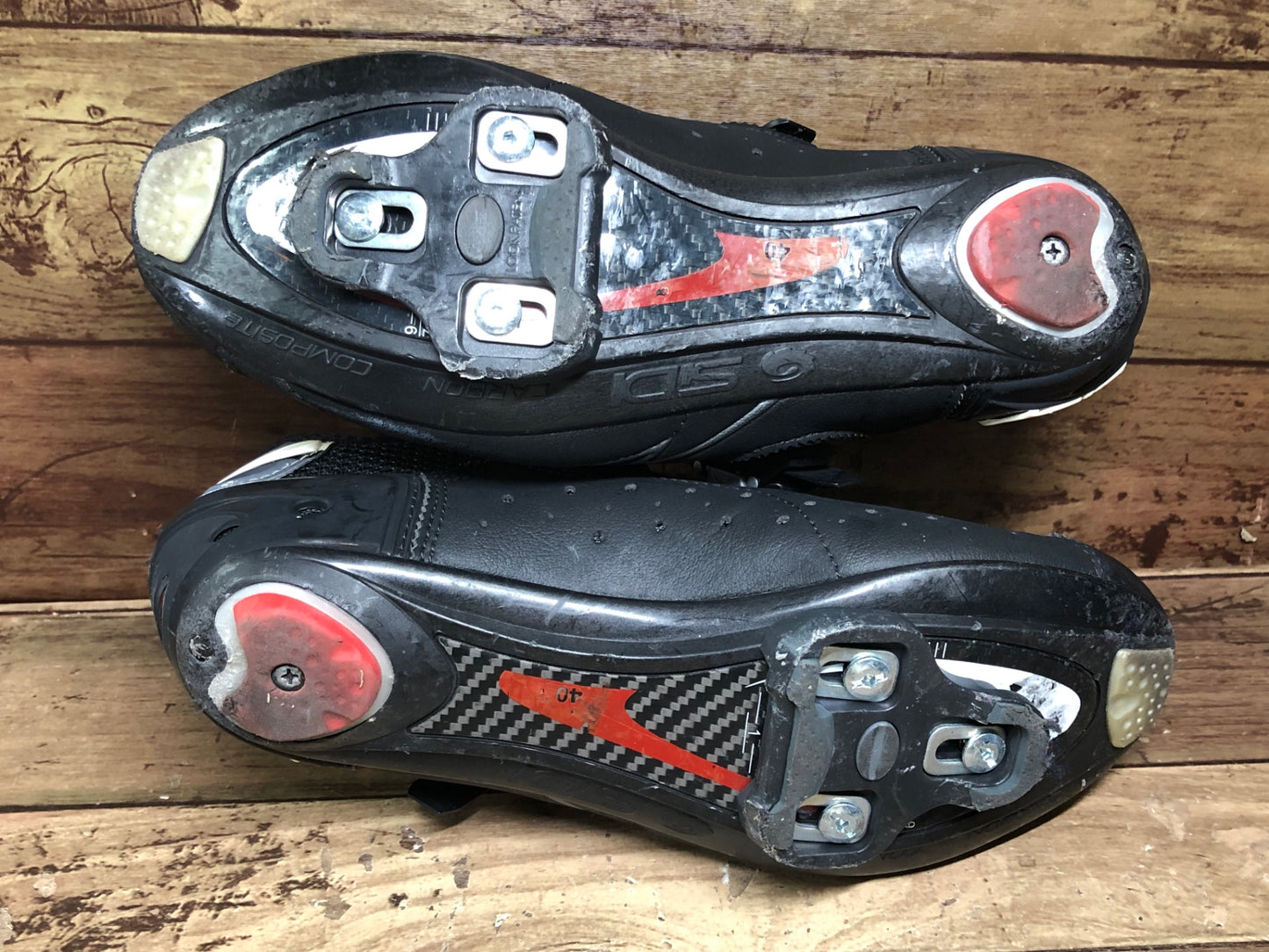 IK662 シディ SIDI SCARPE FIVE ビンディングシューズ 黒 EU40サイズ SPD-SL