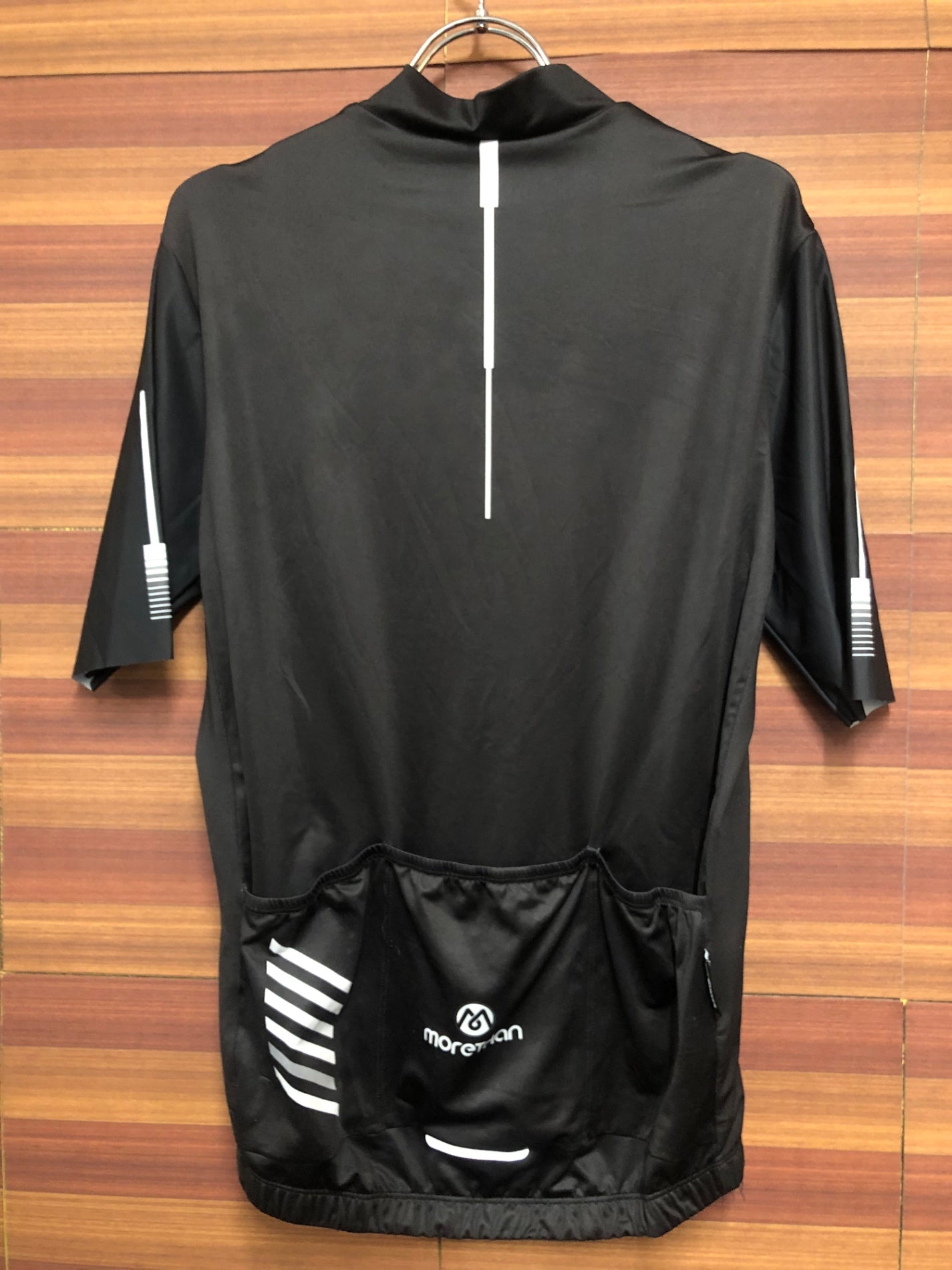 IL502 モーゼン morethan 半袖 サイクルジャージ 黒 L