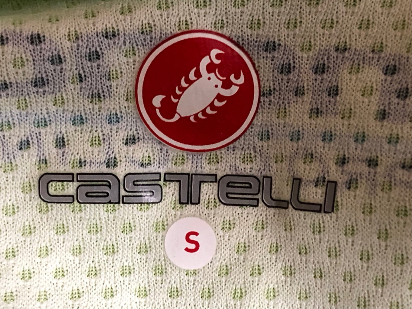 IN746 カステリ CASTELLI 半袖 サイクルジャージ 緑 S Cannondale