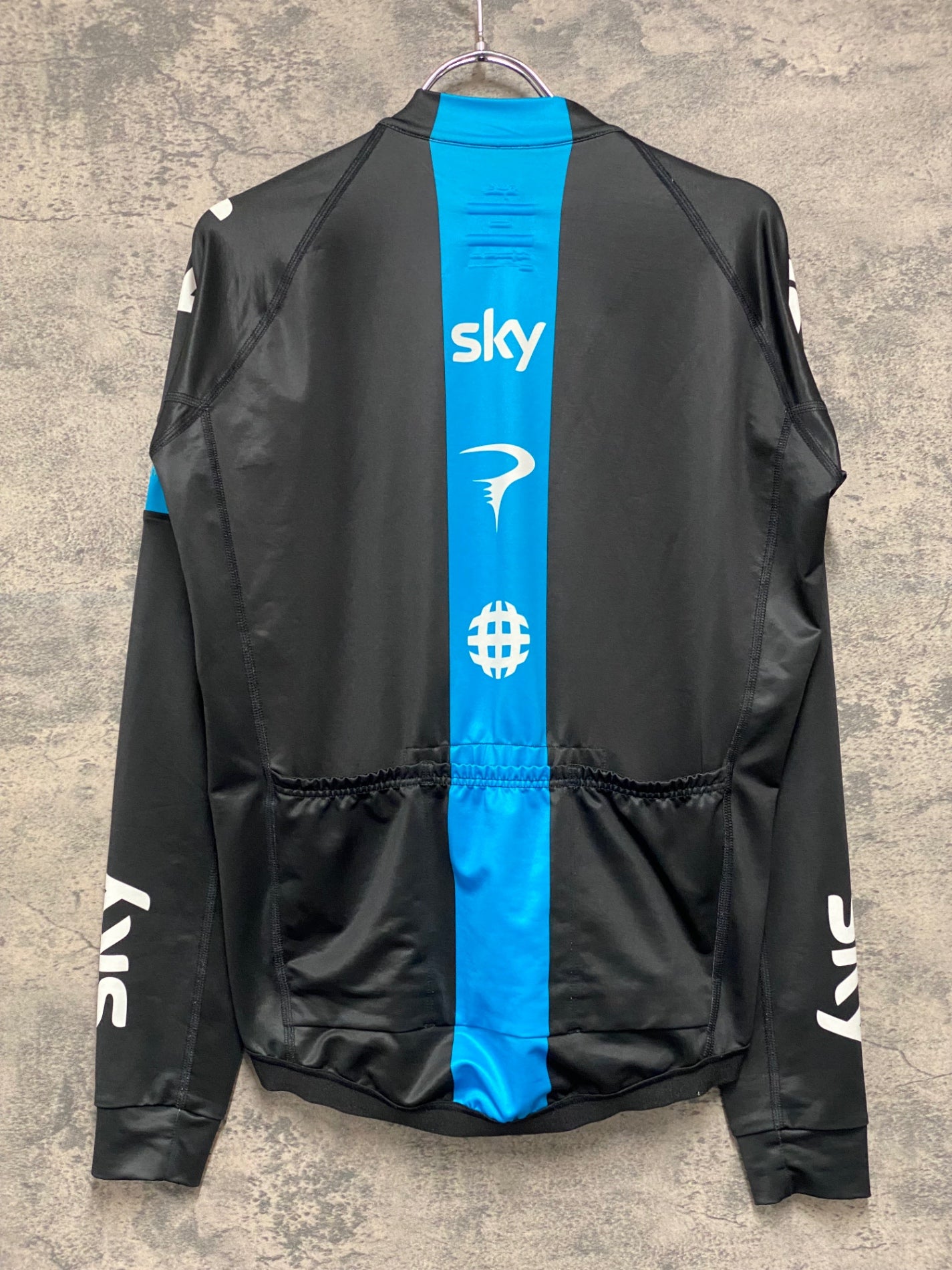 JC819 ラファ Rapha PRO TEAM 長袖 サイクルジャージ 黒 M TEAM sky