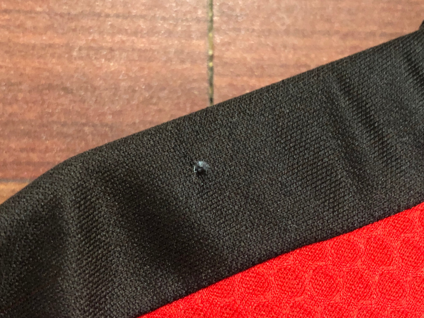 IP091 カステリ CASTELLI 半袖 サイクルジャージ 白 赤 L ※擦れ、染み