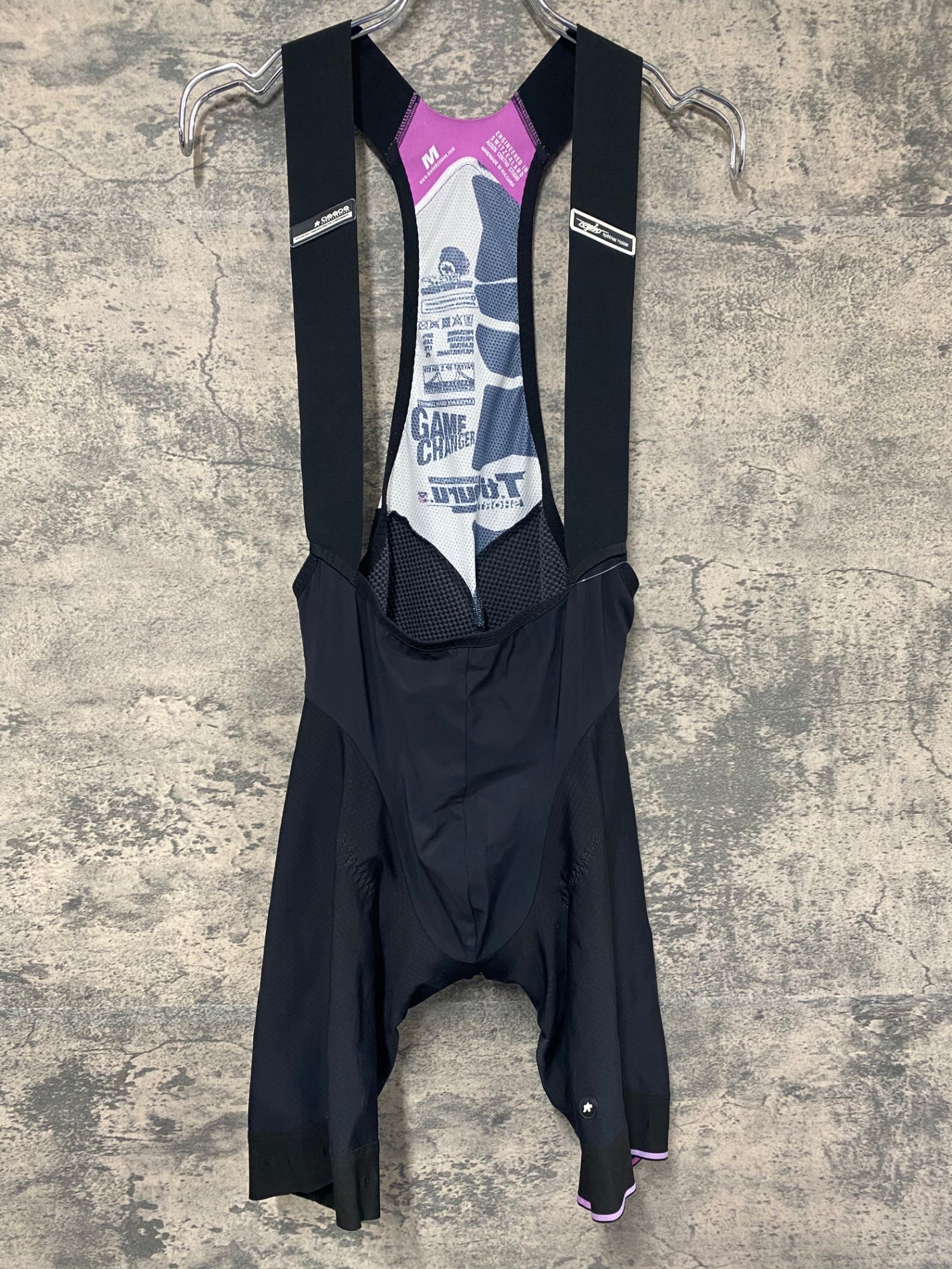 JA406 アソス assos T.tiburu.s ビブショーツ 黒 M ※パッド擦れ、汚れ