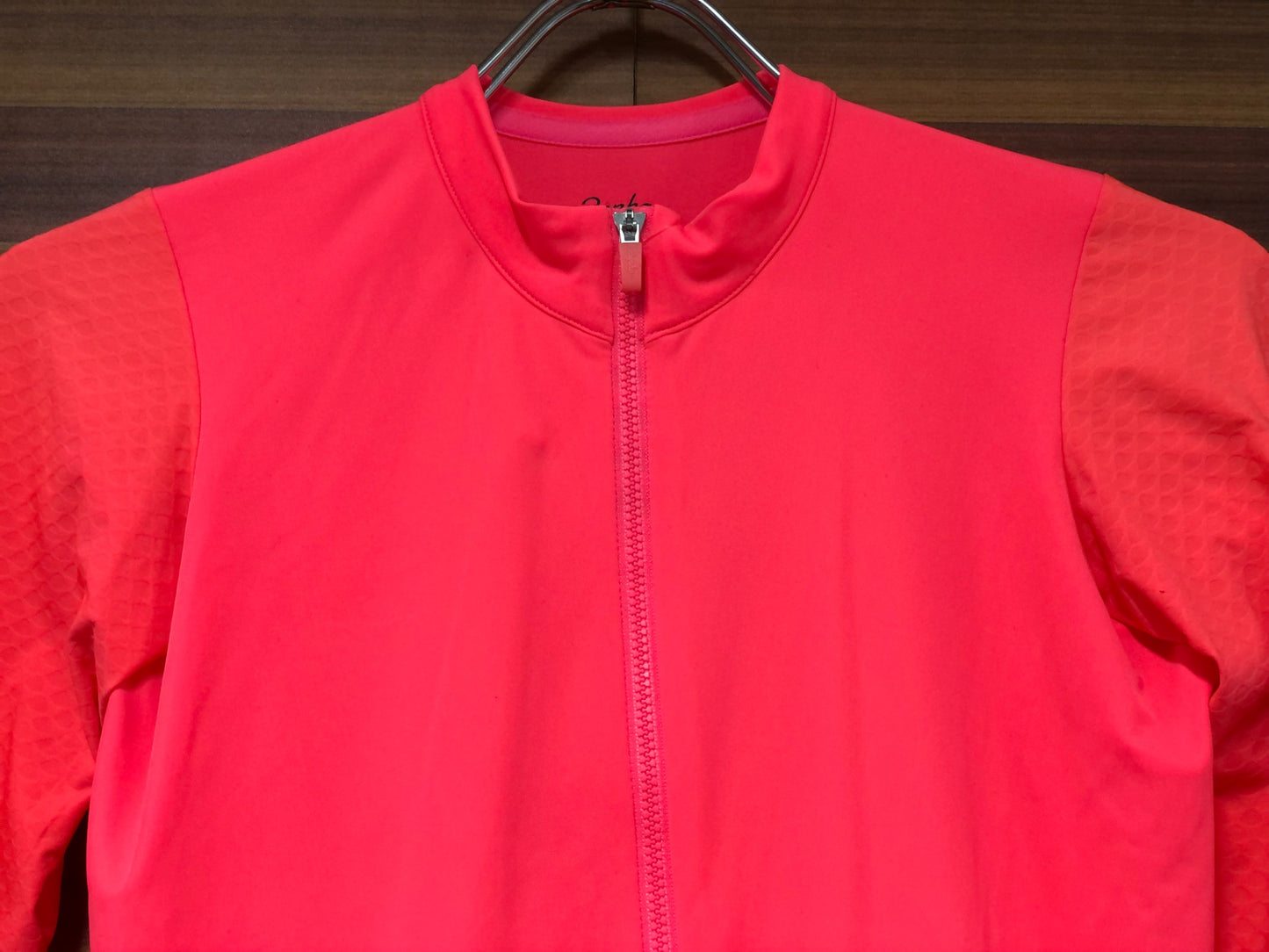 IN524 ラファ Rapha LS AERO JERSEY 長袖 サイクルジャージ ピンク S 裏起毛