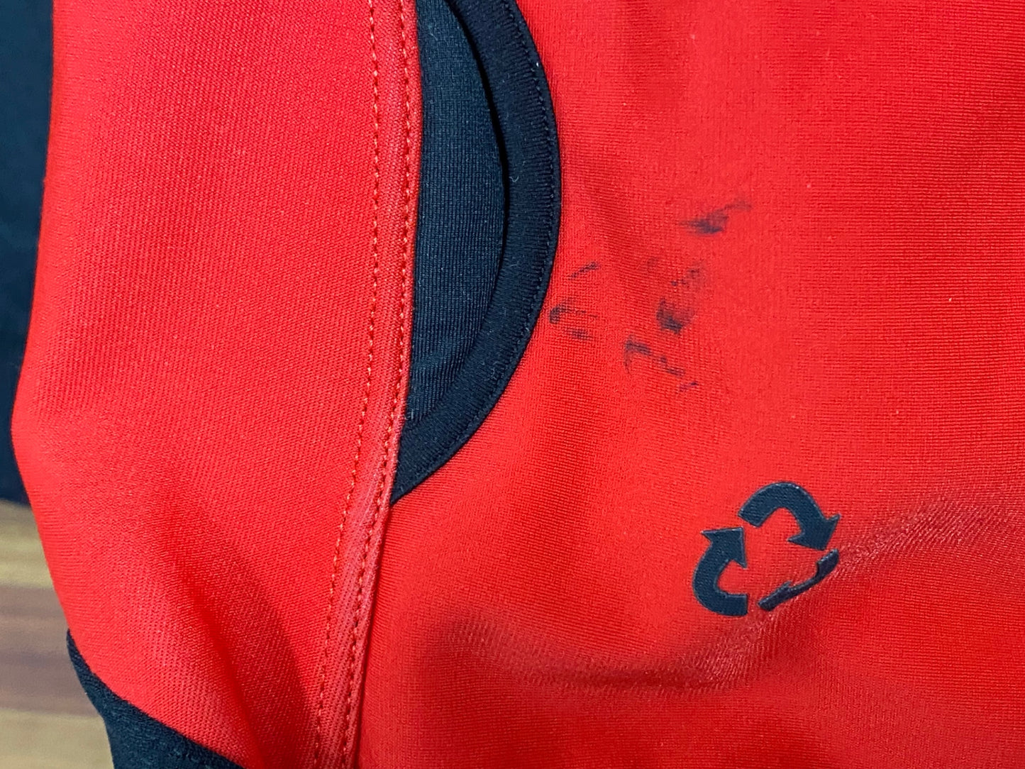 IN809 エチュオンド ETXEONDO 長袖 サイクルジャージ 黒 赤 S