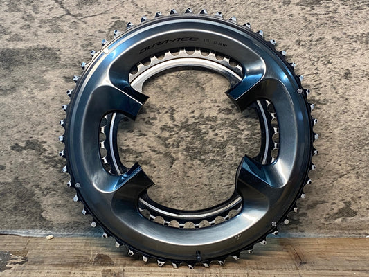 IQ673 シマノ SHIMANO デュラエース DURA-ACE FC-R9100 チェーンリングセット 52/36T ※歯の摩耗大