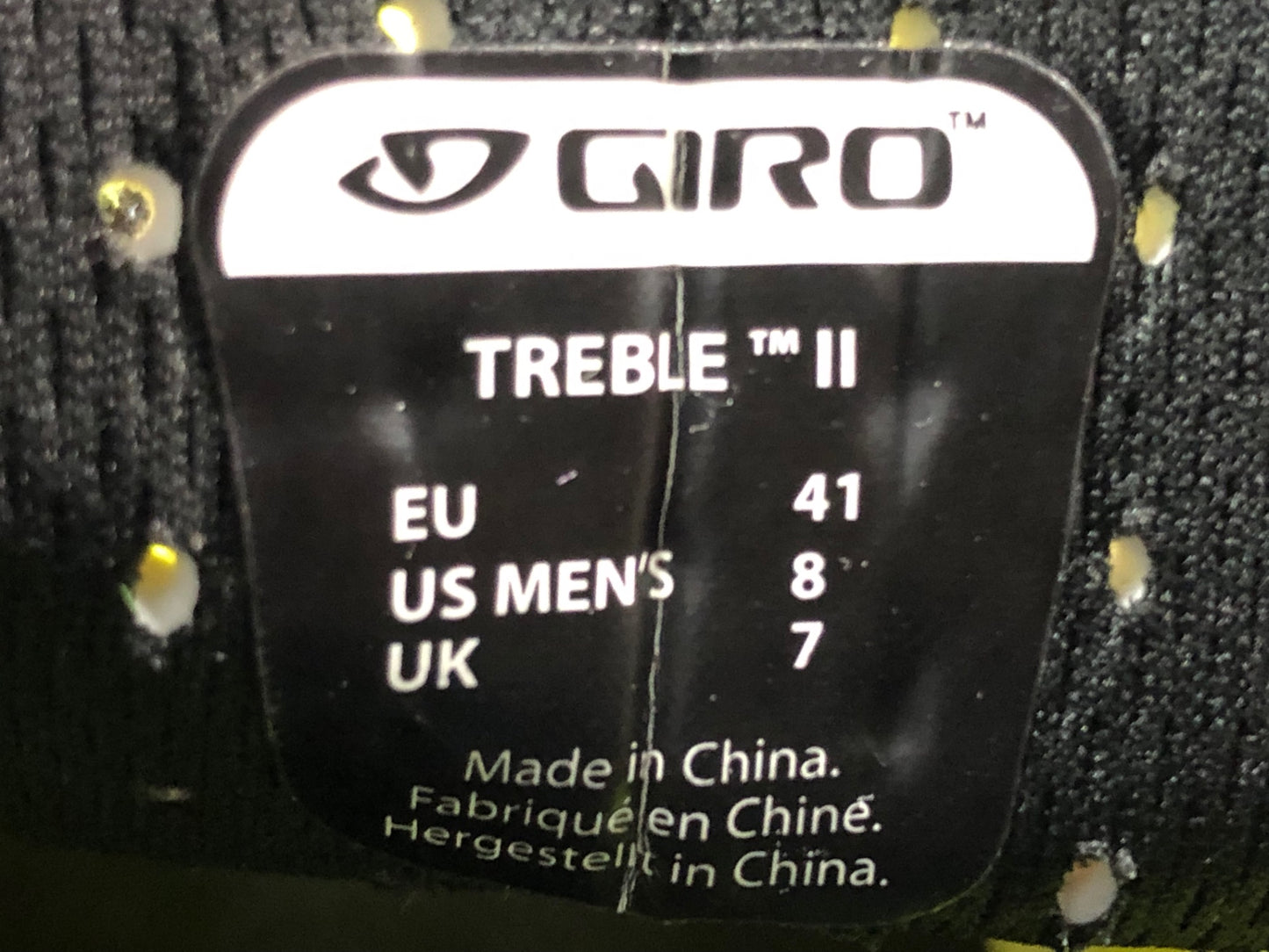 IO957 ジロ GIRO トレブル TREBLE ビンディングシューズ SPD-SL 黄 EU41