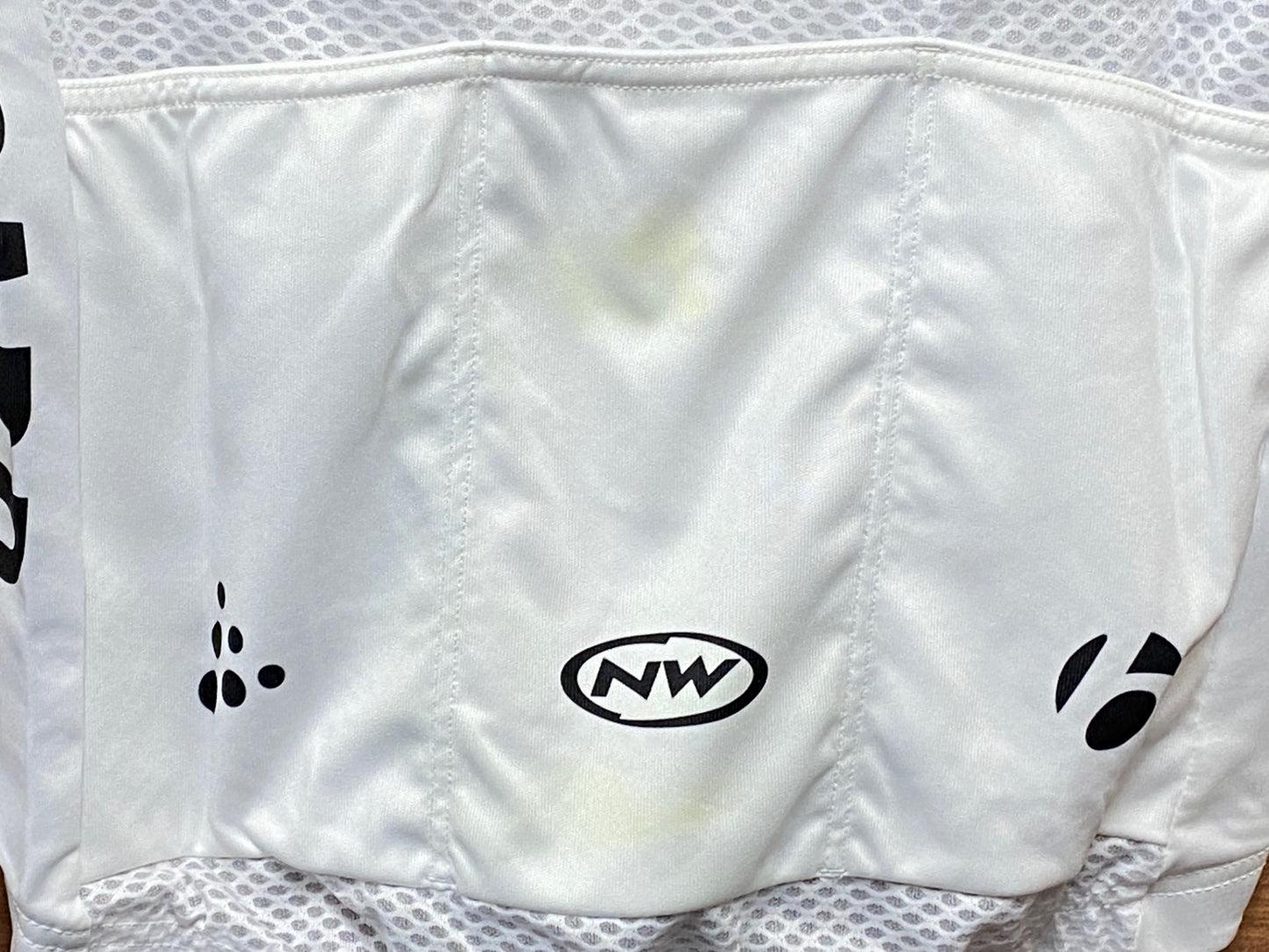 IT225 クラフト CRAFT 半袖 サイクルジャージ 黒 白 S 未使用品 ※保管に伴う染みあり