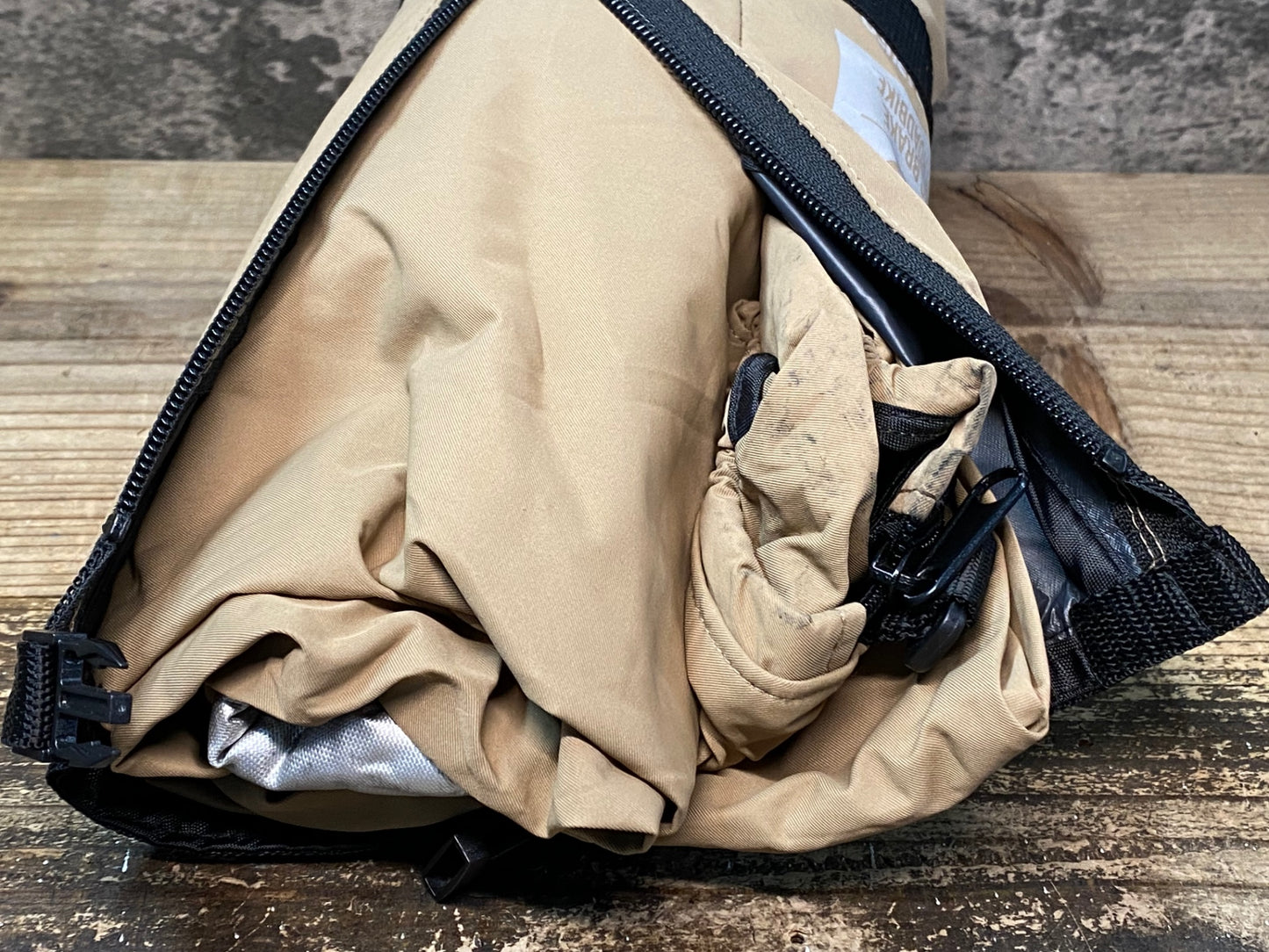 JB271 大久保製作所 マルト MARUTO RK03 横型 輪行袋 茶 ディスクブレーキロード用