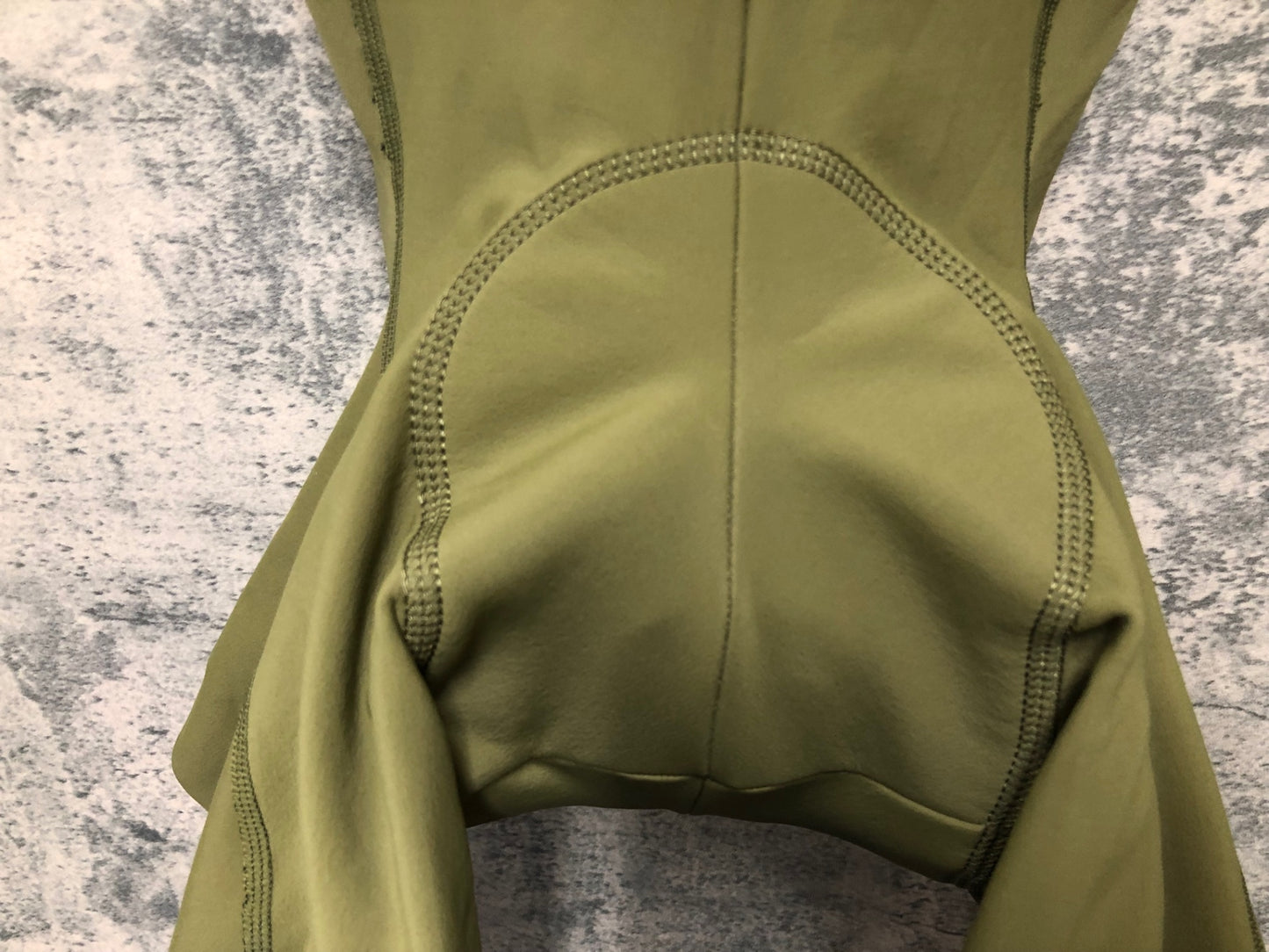 IY136 パスノーマルスタジオ PAS NORMAL STUDIOS Mechanism ビブショーツ S オリーブ 裏起毛