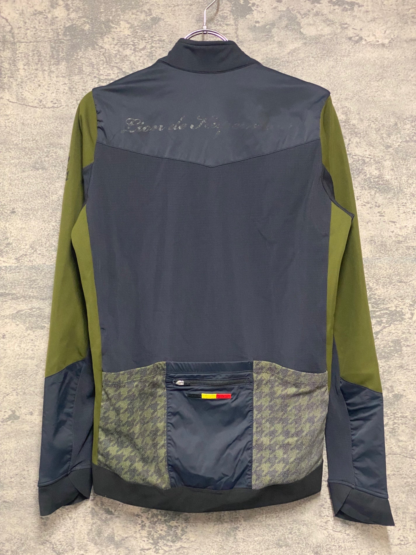 IZ764 カペルミュール KAPELMUUR 長袖 サイクルジャケット 紺 黒 M 裏起毛