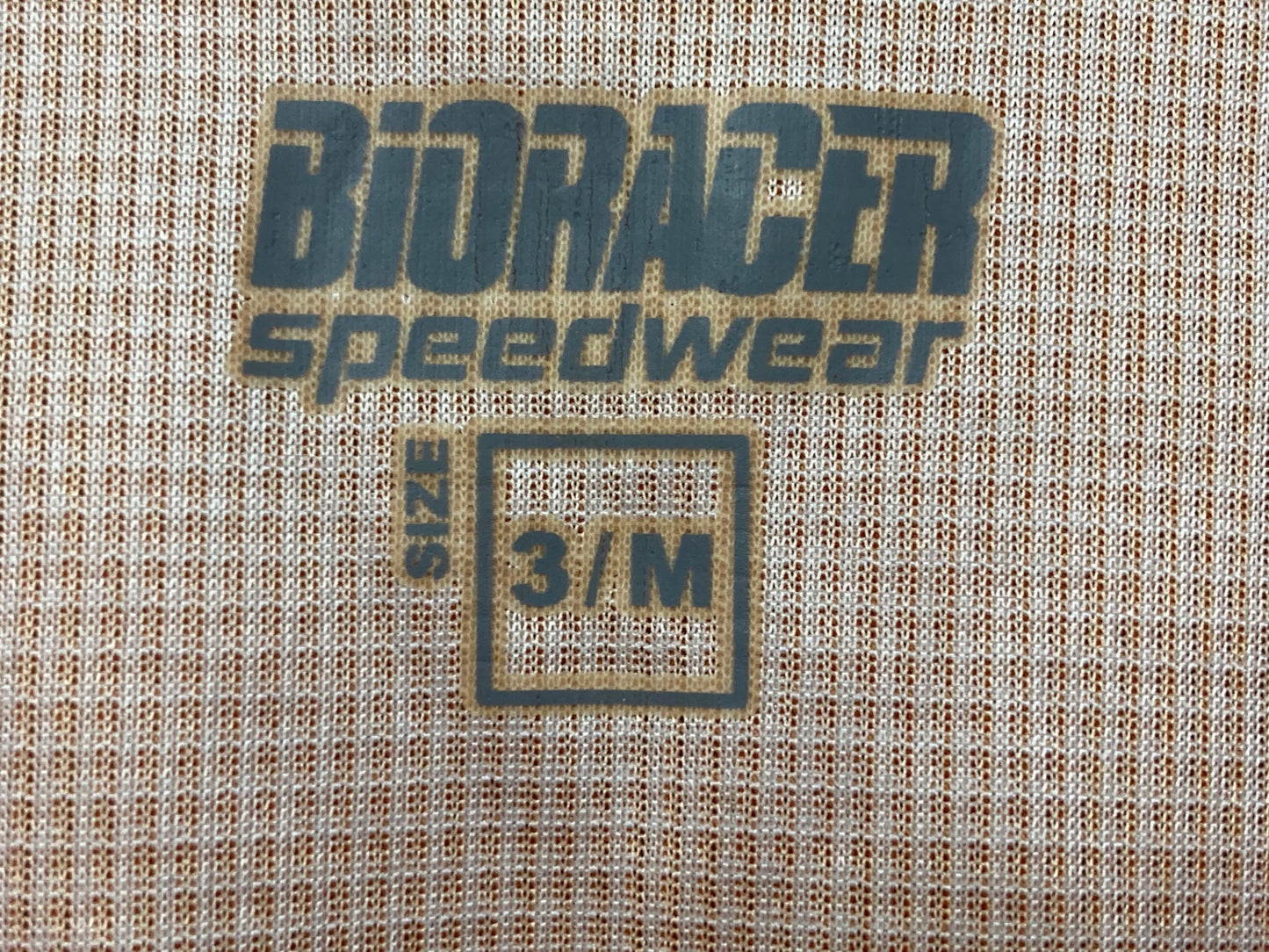 IY642 ビオレーサー BiORACER 半袖 サイクルジャージ オレンジ 3/M