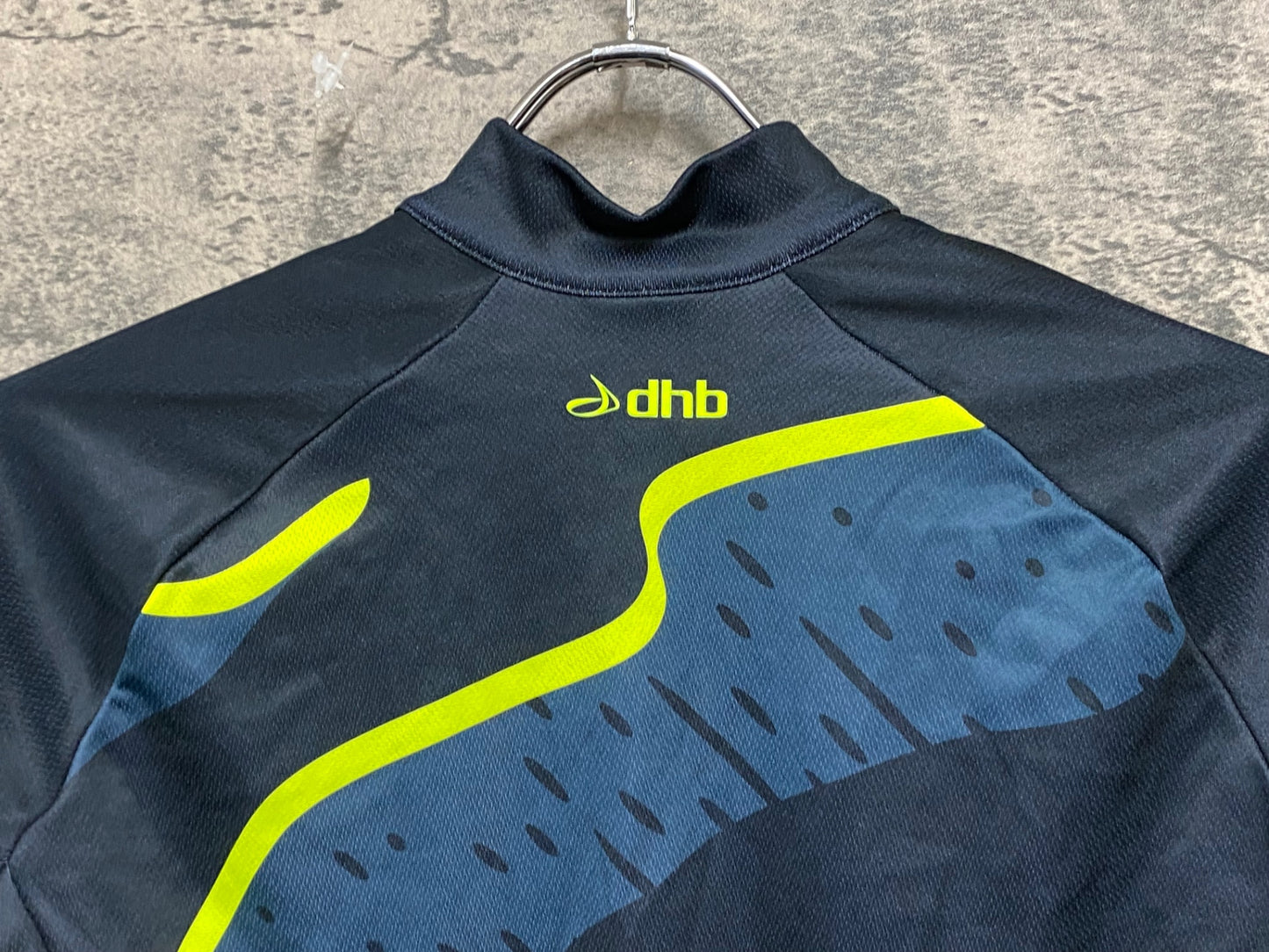 JB588 dhb 長袖 サイクルジャージ 黒 紺 XS 裏起毛