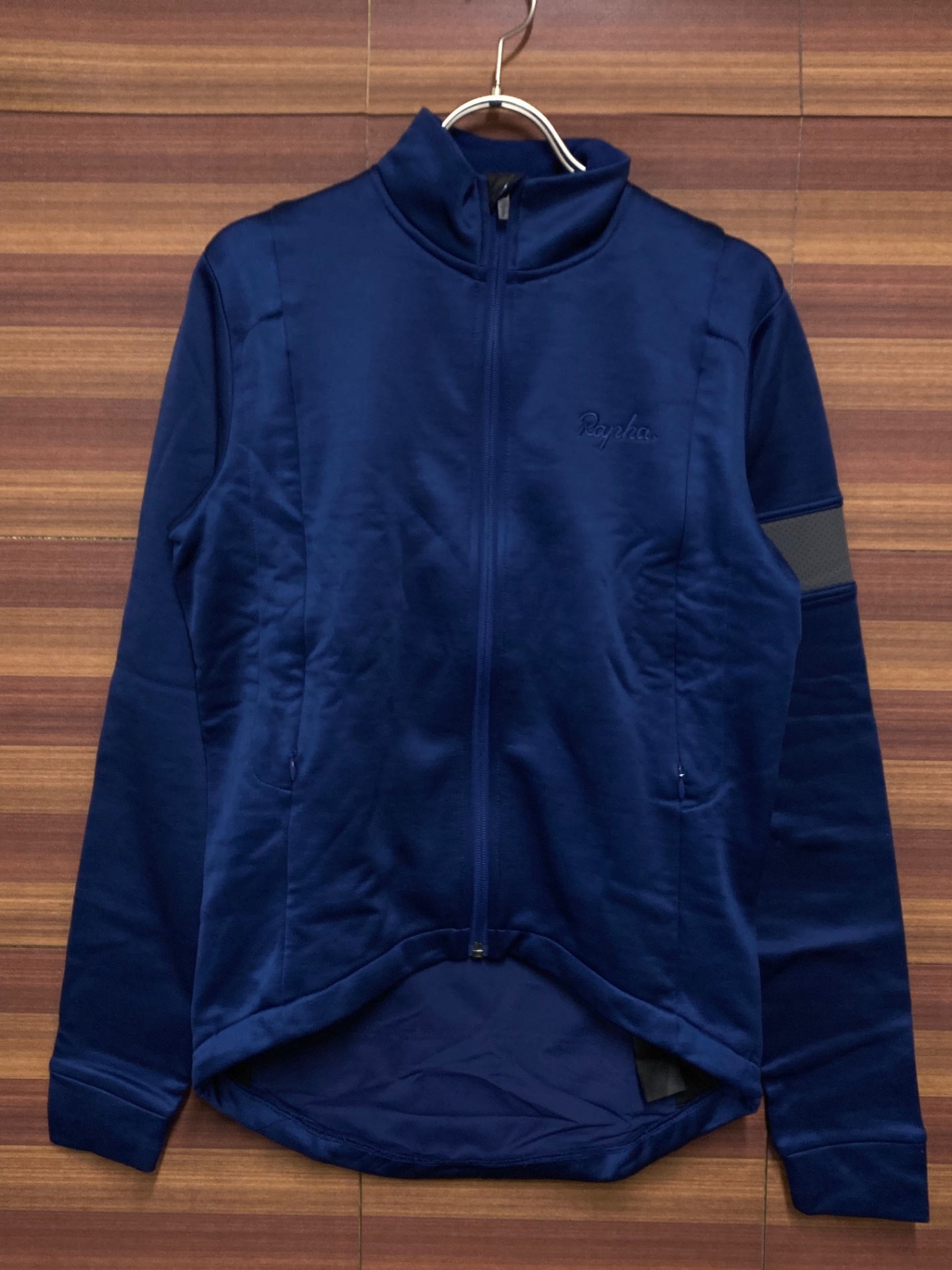 IP738 ラファ Rapha WINTER JERSEY 長袖サイクルジャージ 紺 S 裏起毛