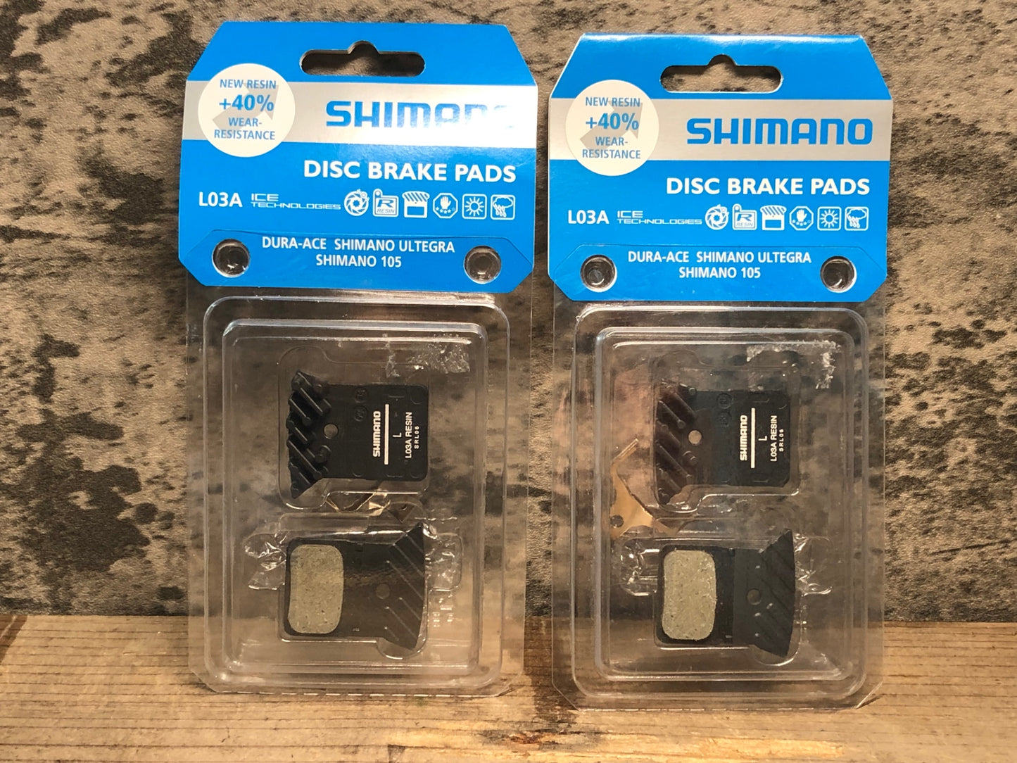 JA558 シマノ SHIMANO L03A RESIN ディスクブレーキ パッド レジン 2セット 未使用