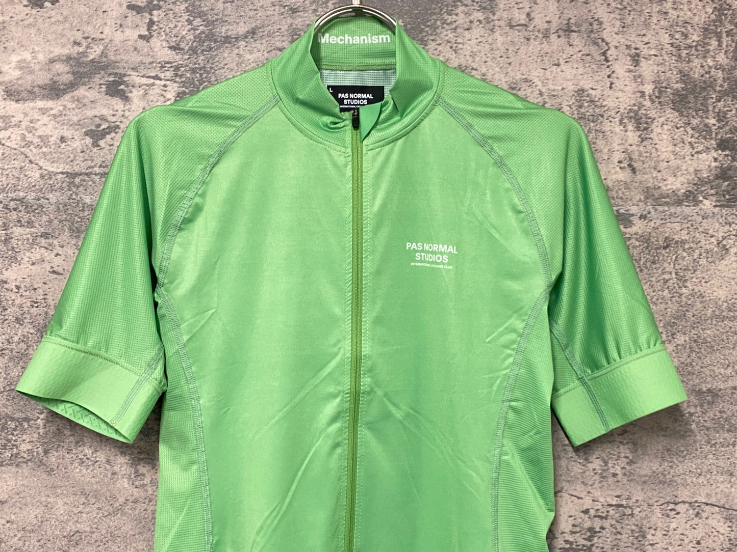 JC416 パスノーマルスタジオ Pas Normal Studios | Men's Mechanism Jersey 半袖 サイクルジャージ グリーン L