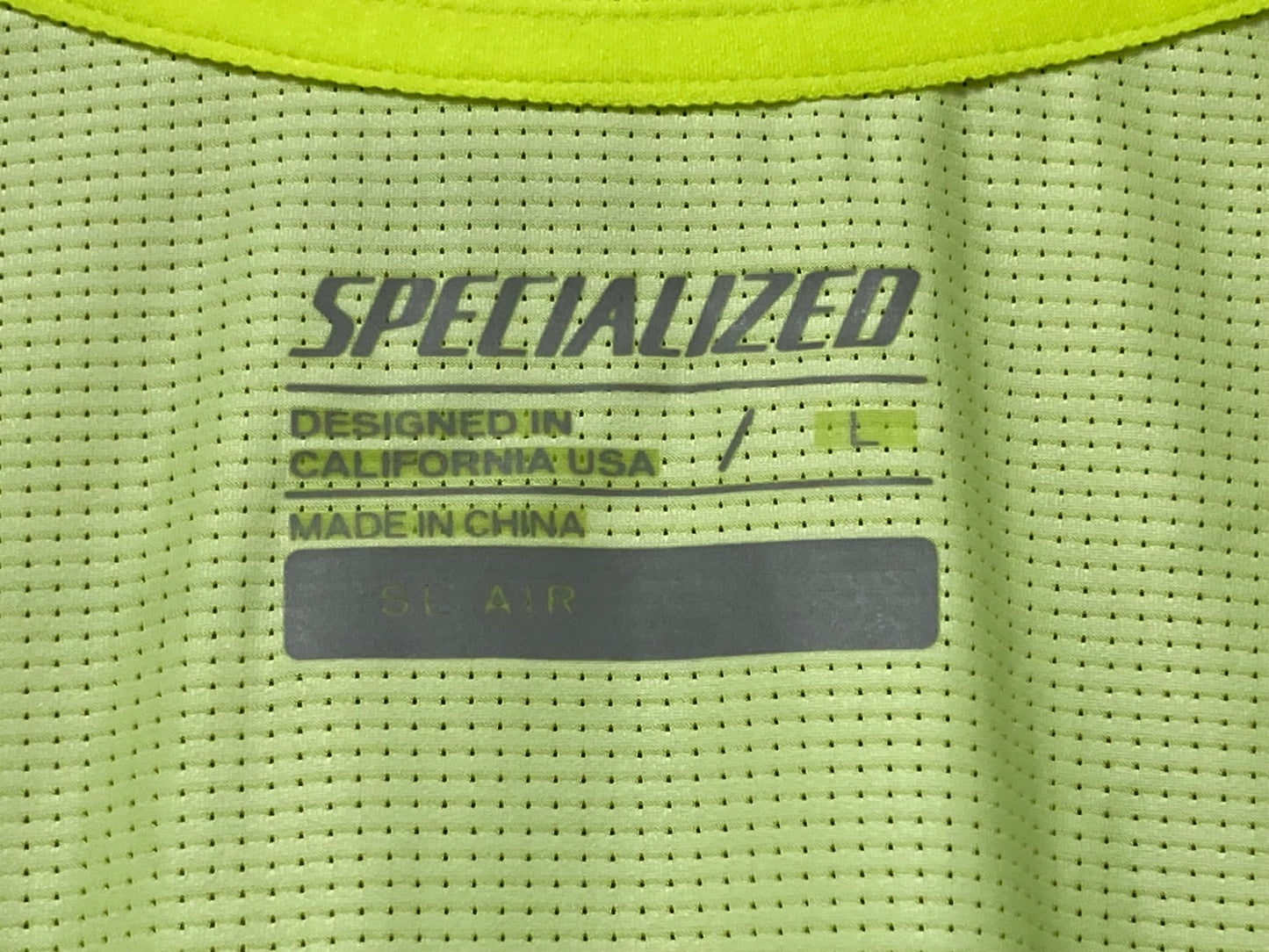 IW722 スペシャライズド SPECIALIZED SL AIR HyperViz 長袖 サイクルジャージ グリーン L