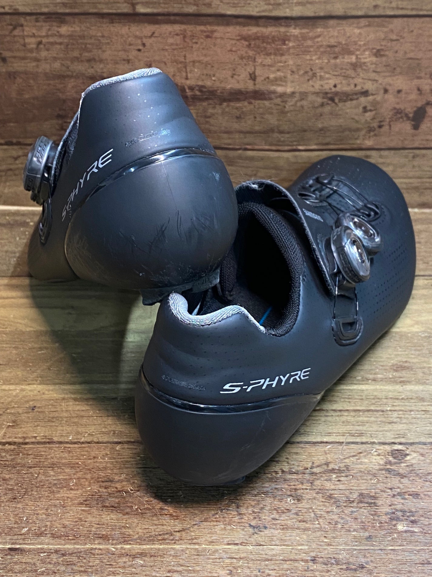 II091 シマノ SHIMANO S-PHYRE SH-RC901 ビンディングシューズ EU42 黒