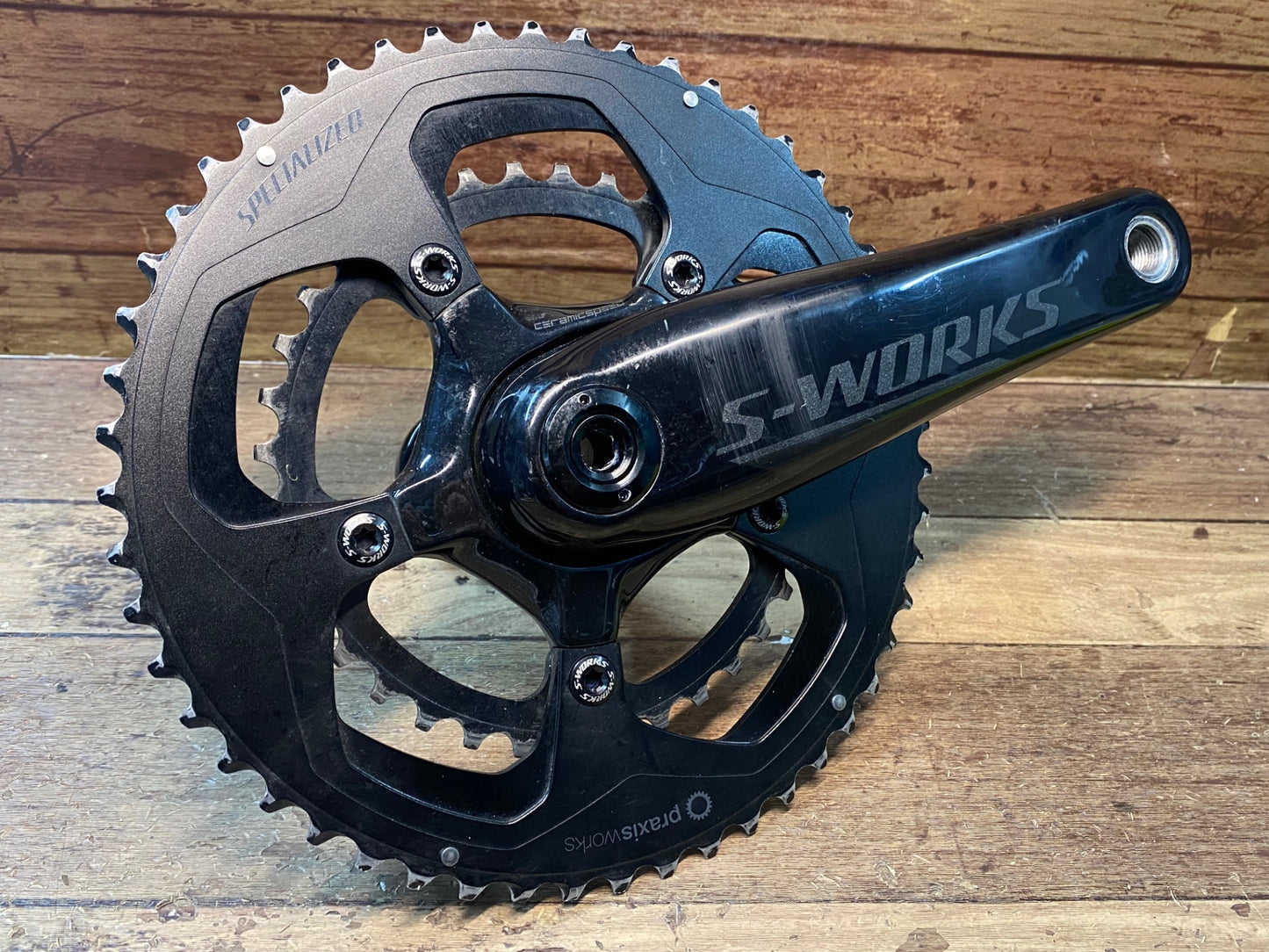 IN016 スペシャライズド SPECIALIZED エスワークス S-WORKS POWER パワーメーター クランクセット 172.5mm 52/36T ※接続不可 ジャンク