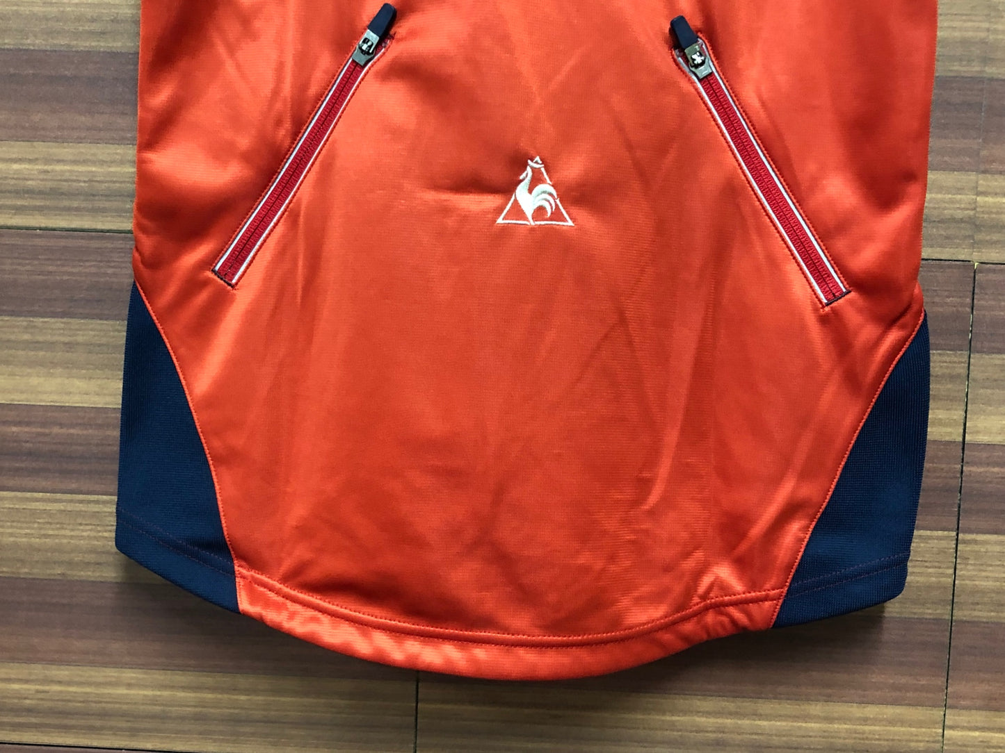 ID323 ルコックスポルティフ le coq sportif 半袖サイクルジャージ M 白赤青