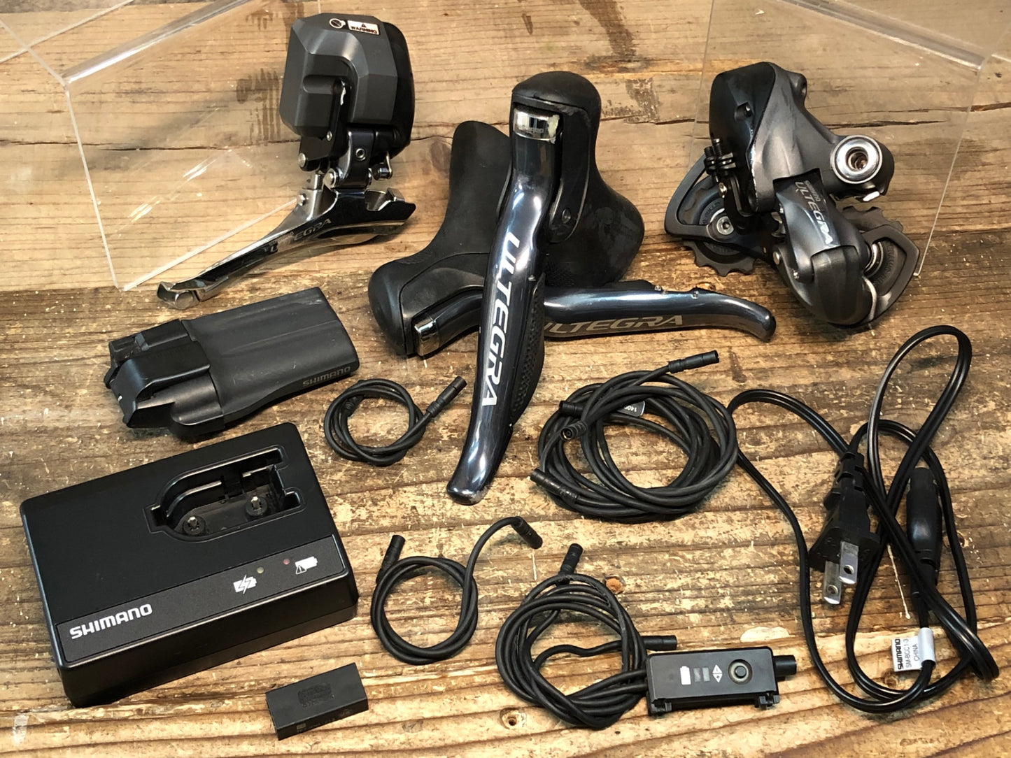 IN320 シマノ SHIMANO アルテグラ ULTEGRA ST-6770 STI FD RDバッテリー 充電器付 2×10S Di2 コンポセット ※動作確認済み