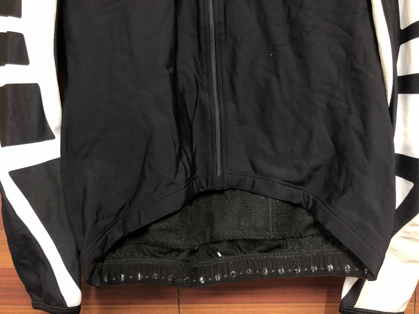 IO175 アソス assos iJ.tiBuru.4 長袖 サイクルジャージ 黒 白 M 裏起毛