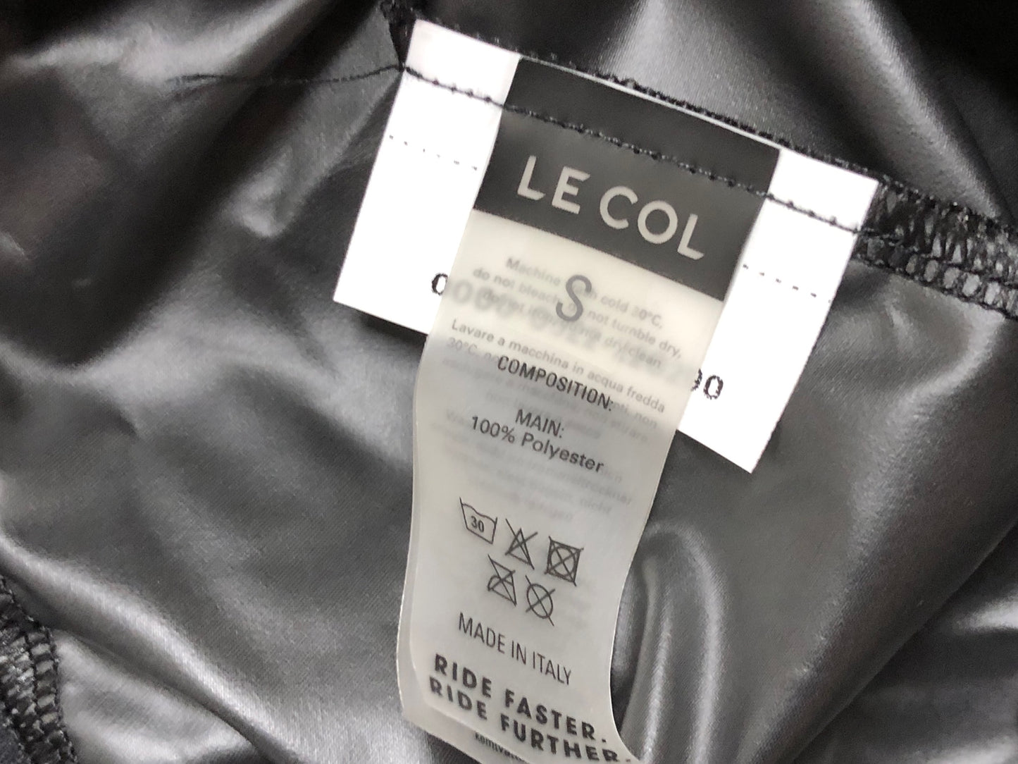 JB369 ルコル LE COL サイクルベスト ジレ 黒 S