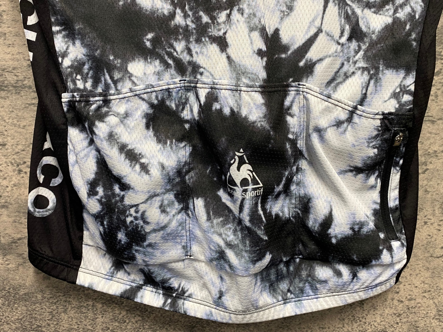 IY692 ルコックスポルティフ le coq sportif 半袖 サイクルジャージ 黒 L CHARI&CO