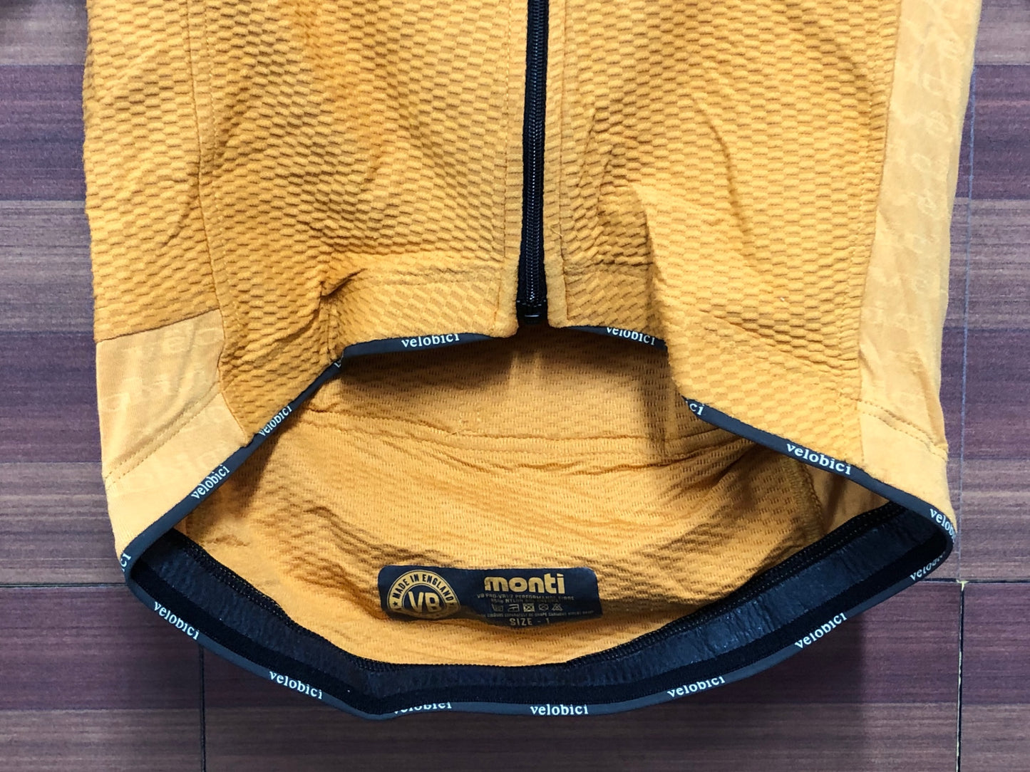 IR081 ヴェロビチ velobici monti 半袖 サイクルジャージ オレンジ 1