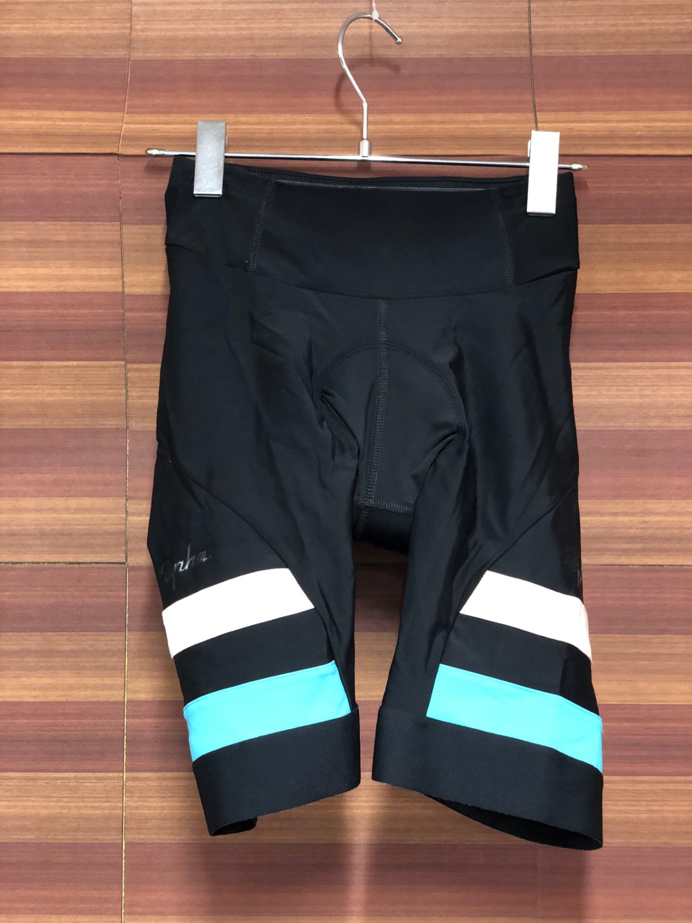 IQ867 ラファ Rapha WOMEN'S SHORTS レーサーパンツ 黒 XS TEAM sky