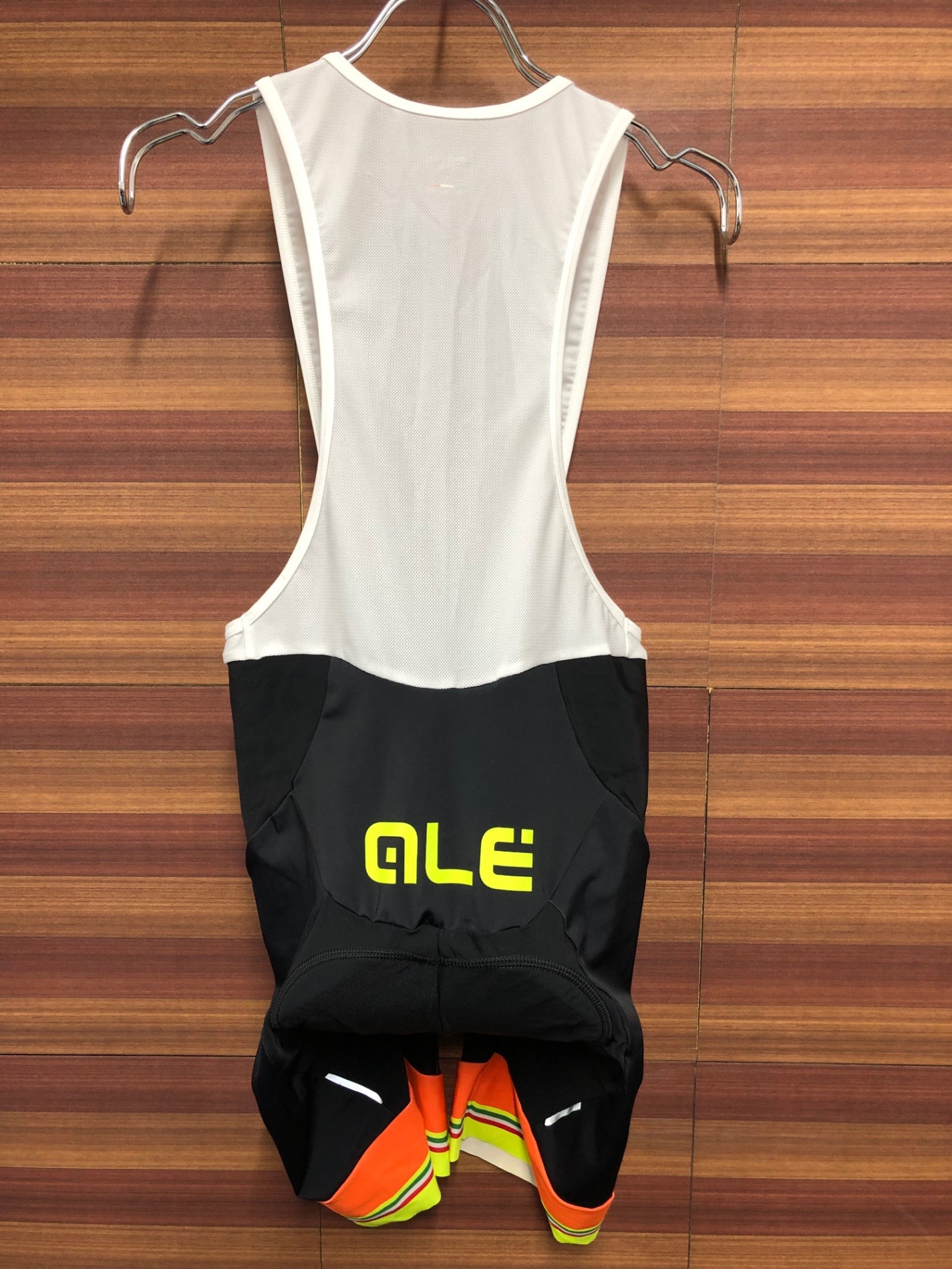 IM209 アレ ALE ビブショーツ 黒 オレンジ L