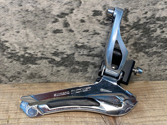 GR351 シマノ SHIMANO 105 FD-5800 フロントディレイラー 2S 直付 シルバー ※ワッシャー欠品
