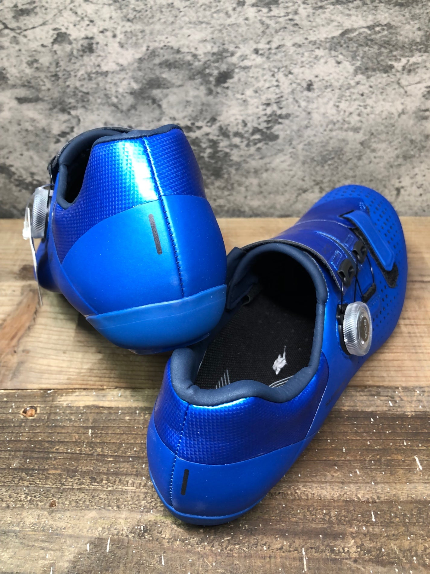 IP477 シマノ SHIMANO RC5 SH-RC500 ビンディングシューズ 青 EU43 SPD-SL ※新品未使用