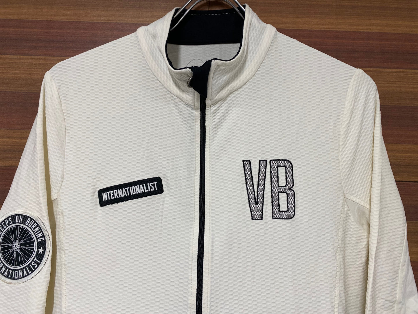 IO522 ヴェロビチ velobici Internationalist JERSEY 半袖 サイクルジャージ 白 5