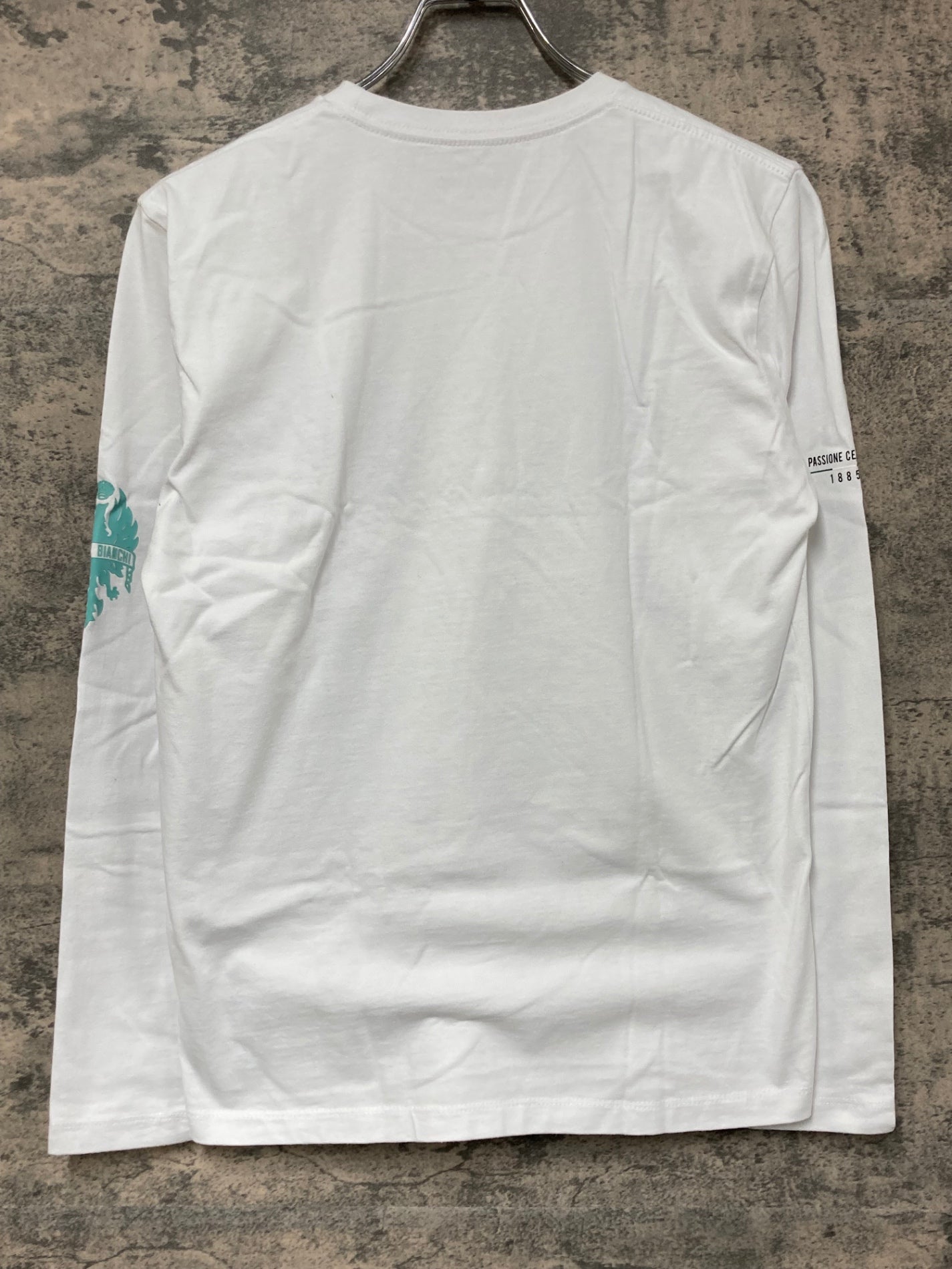 IY226 ビアンキ Bianchi 長袖 Tシャツ 白 S