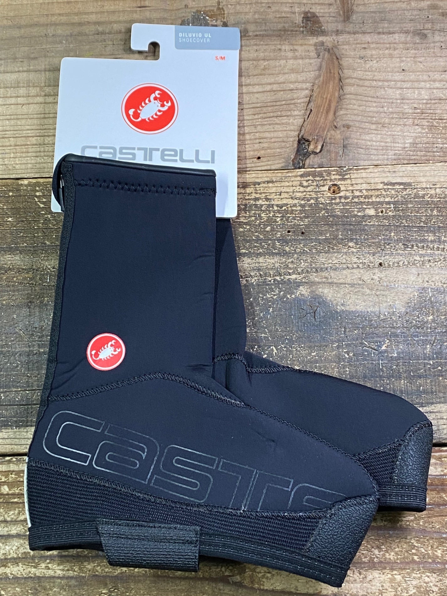 IV959 カステリ CASTELLI DILUVIO シューズカバー 黒 S/M