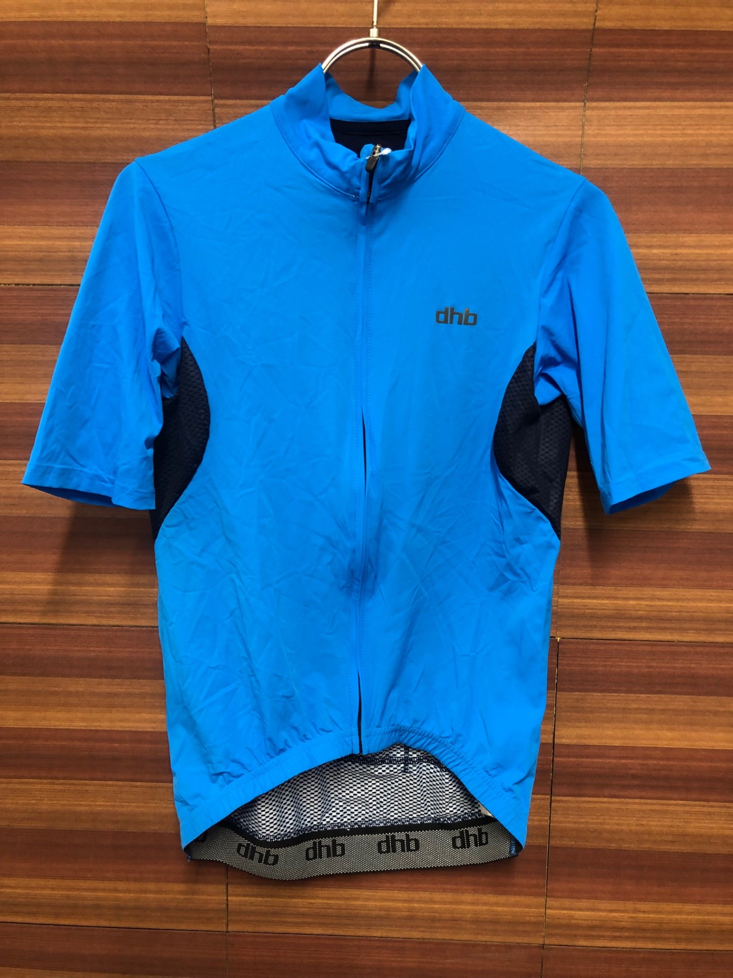IU247 dhb 半袖 サイクルジャージ 青 紺 XS
