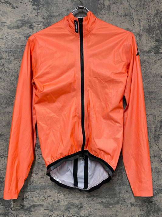 IZ127 アソス assos EQUIPE RS schlosshund Rain Jacket EVO 長袖 レインジャケット オレンジ 黒 S ※タグカット