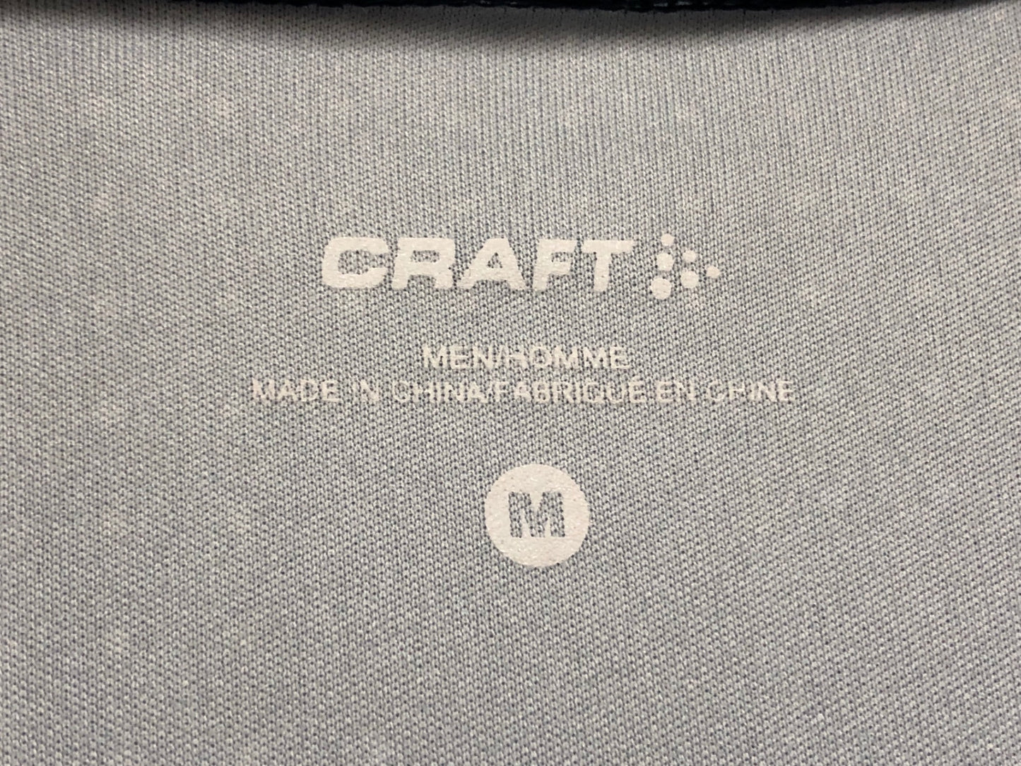 IW287 クラフト CRAFT 半袖 サイクルジャージ 黒 M ※日焼け
