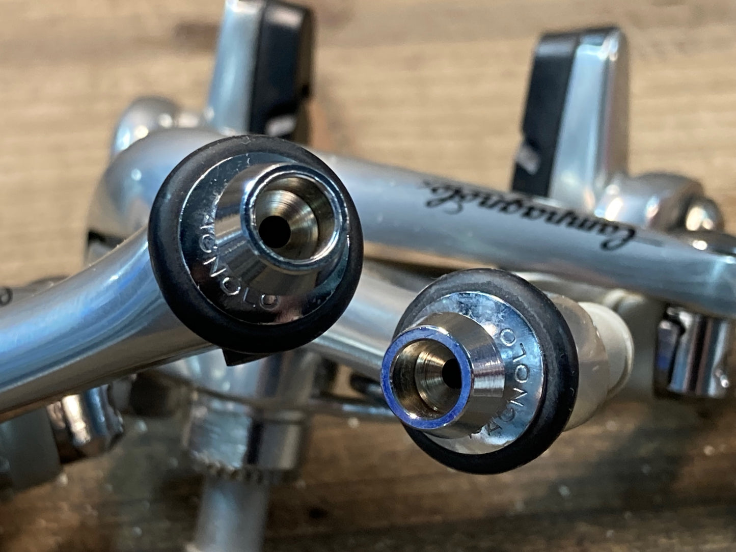 IL939 未使用 カンパニョーロ Campagnolo レコード RECORD キャリパーブレーキセット デュアルピボット8S世代