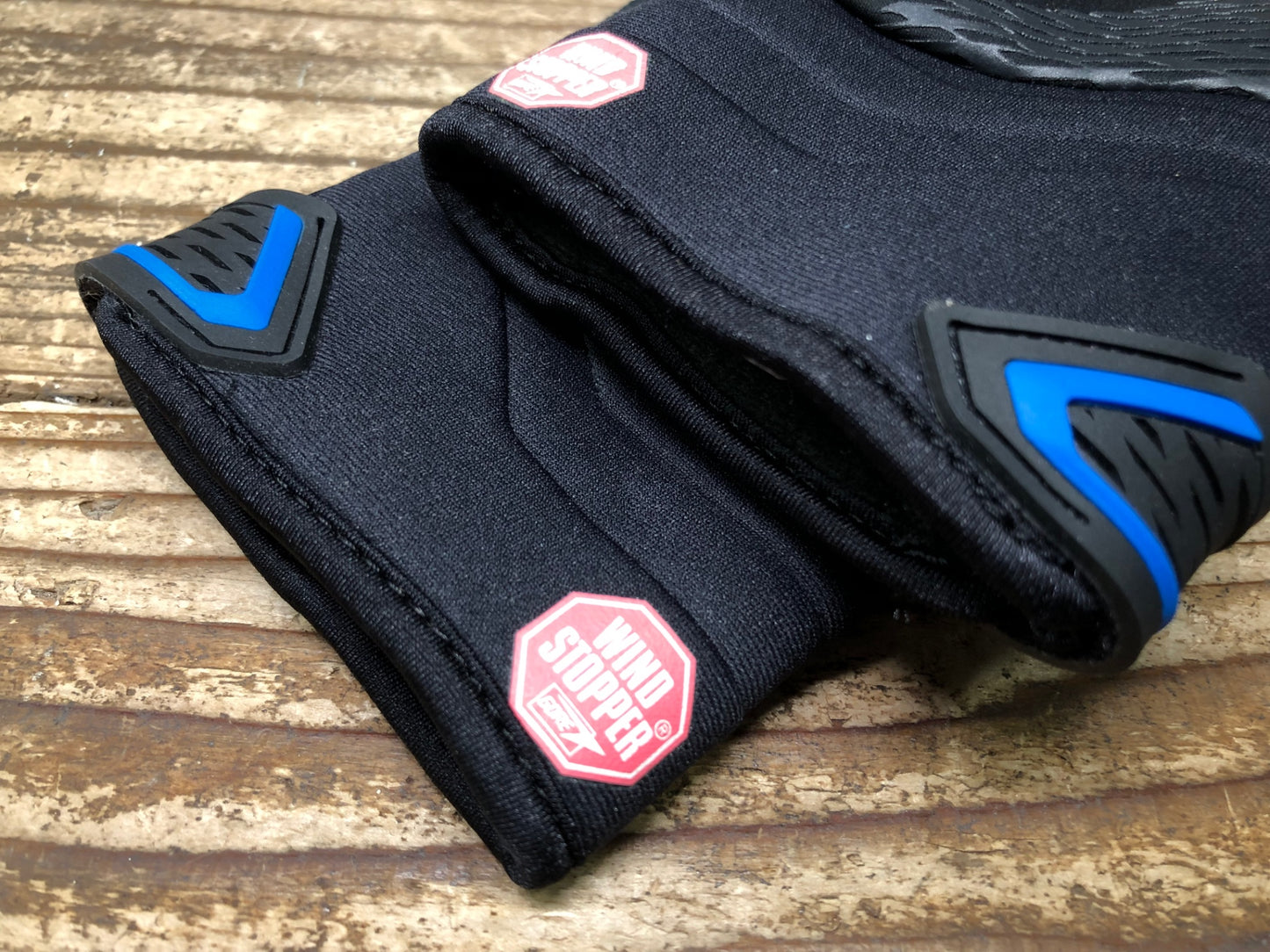 JA346 シマノ SHIMANO 長指 グローブ 黒 S METALLIC THERMAL TECH 裏起毛 WIND STOPPER