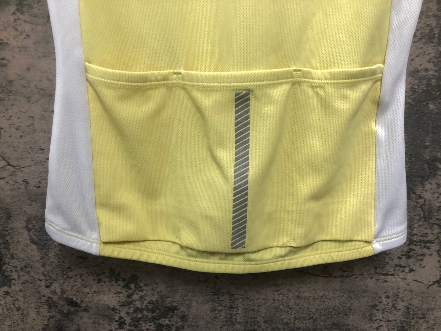 IY168 トレック TREK 半袖 サイクルジャージ 黄 S ハーフジップ