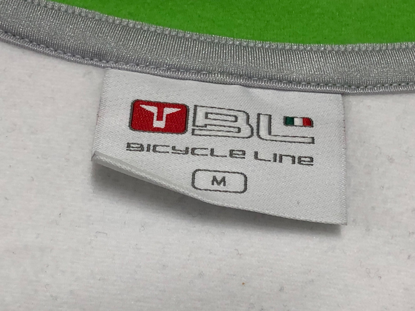 IT953 バイシクルライン BL 長袖 サイクルジャージ 白緑 M