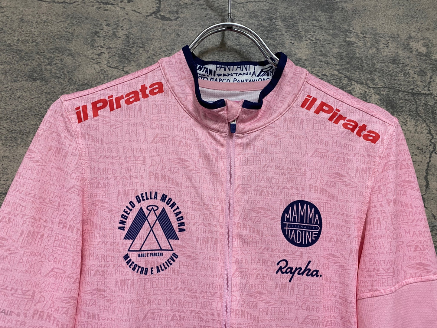 JC600 ラファ Rapha SUPER LIGHTWEIGHT JERSEY 半袖 サイクルジャージ PANTANI EDITION ピンク M