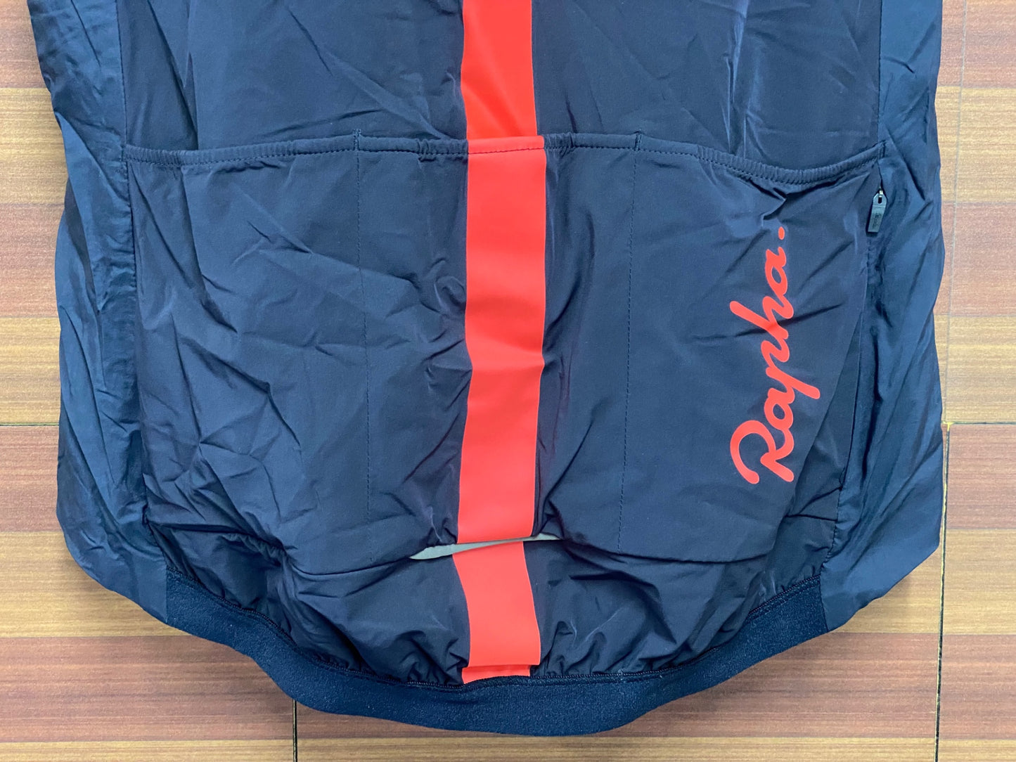 IT251 ラファ Rapha SOUPLESSE INSULATED GILET サイクルベスト ジレ 紺 S 裏起毛