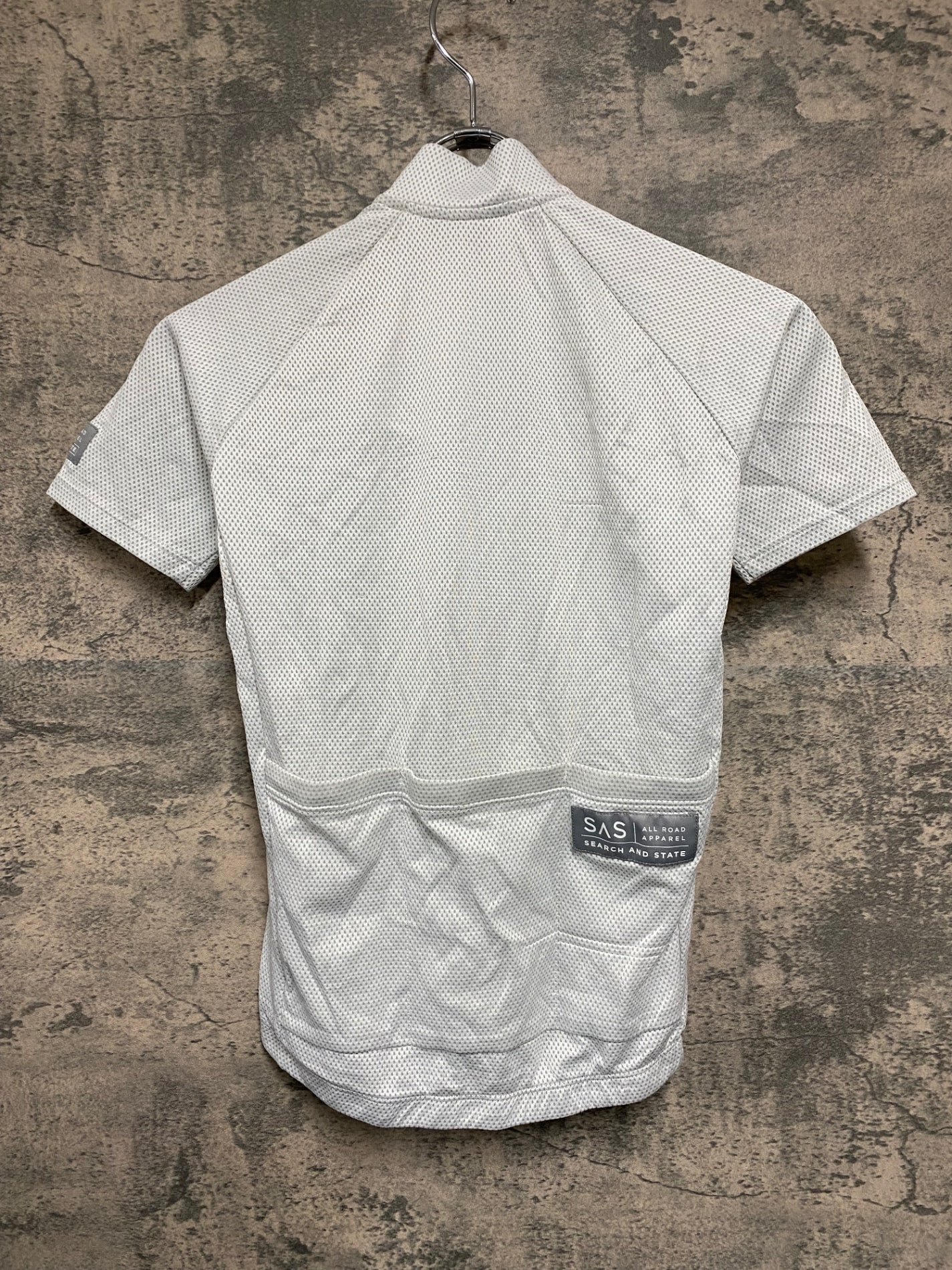 IS732 SEARCH AND STATE 半袖 サイクルジャージ 白 XS