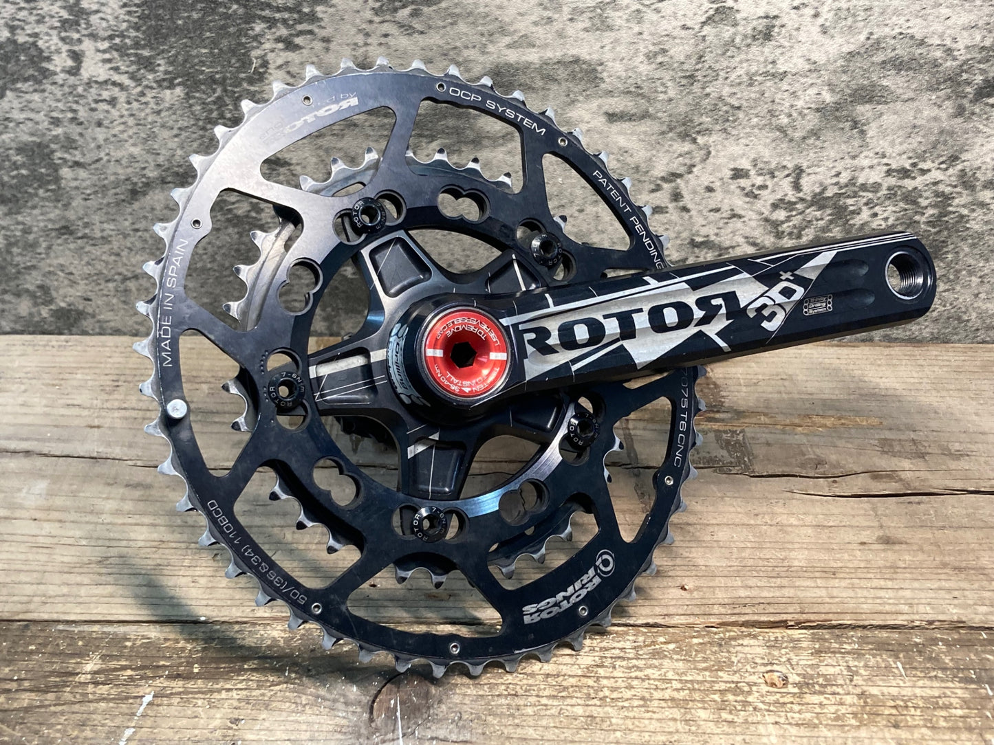 IX459 ローター ROTOR 3D+ クランクセット 172.5mm 50/36T QRINGS