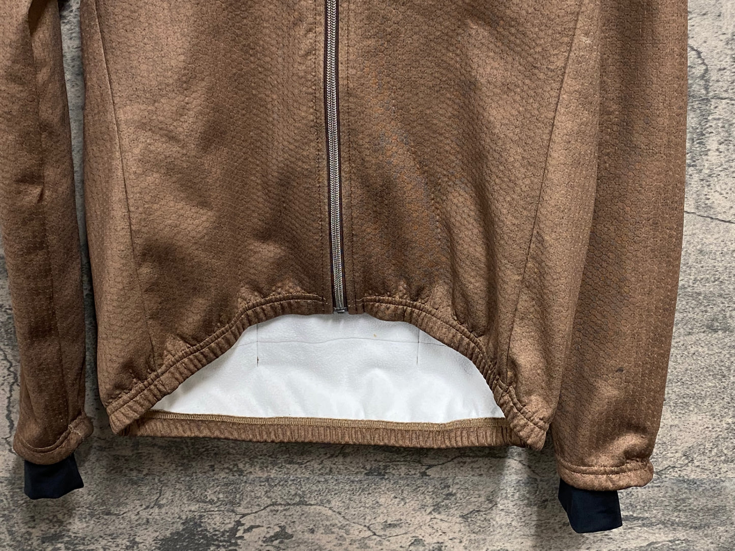 JC240 カペルミュール KAPELMUUR 長袖 サイクルジャケット 茶 M 裏起毛